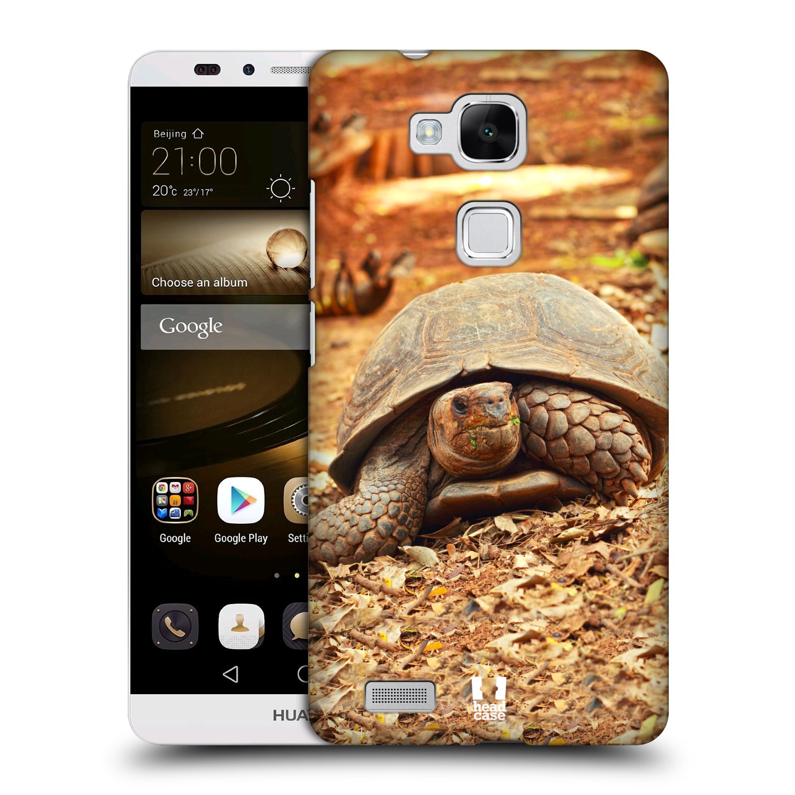 HEAD CASE plastový obal na mobil Huawei Mate 7 vzor slavná zvířata foto želva