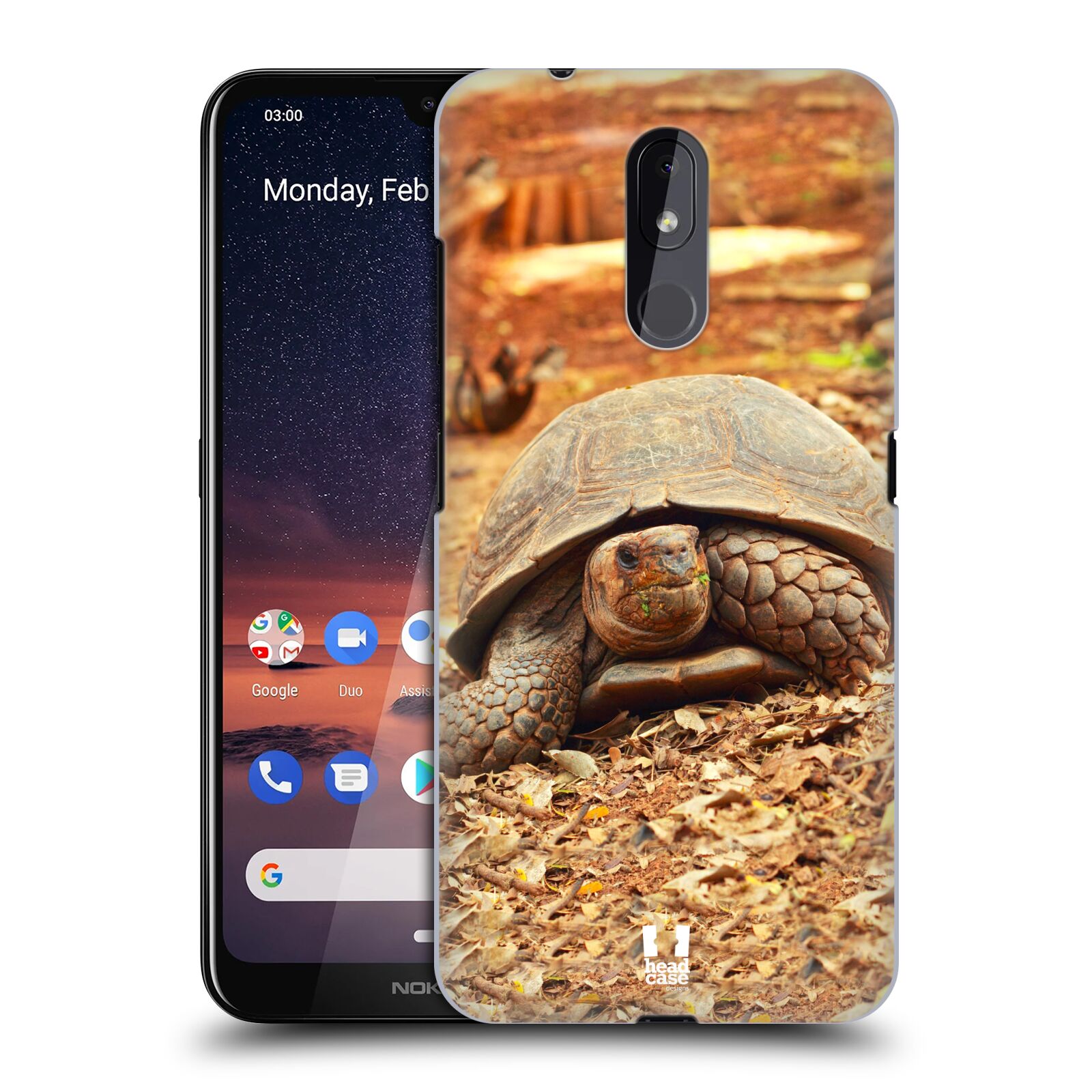 Pouzdro na mobil Nokia 3.2 - HEAD CASE - vzor slavná zvířata foto želva