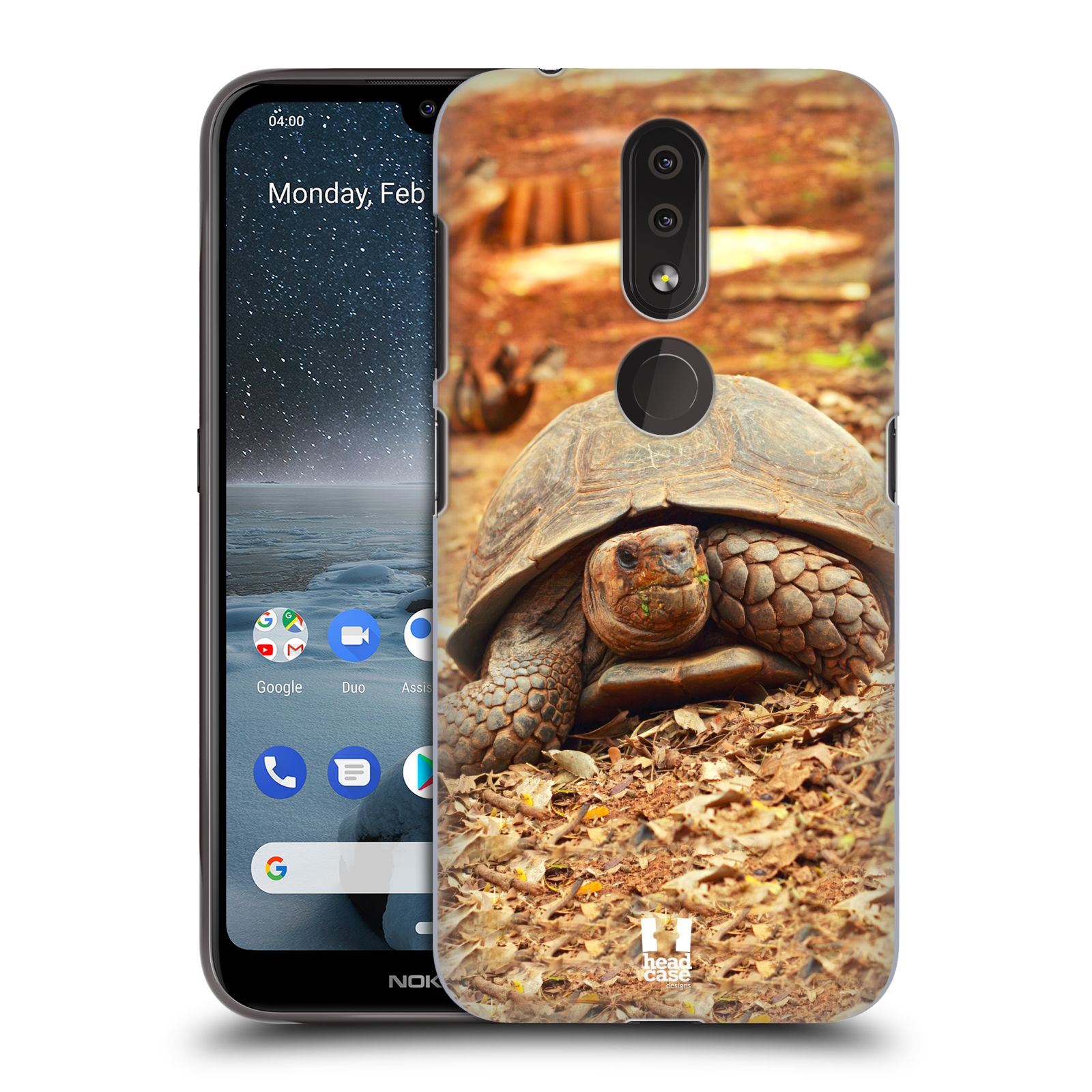 Pouzdro na mobil Nokia 4.2 - HEAD CASE - vzor slavná zvířata foto želva
