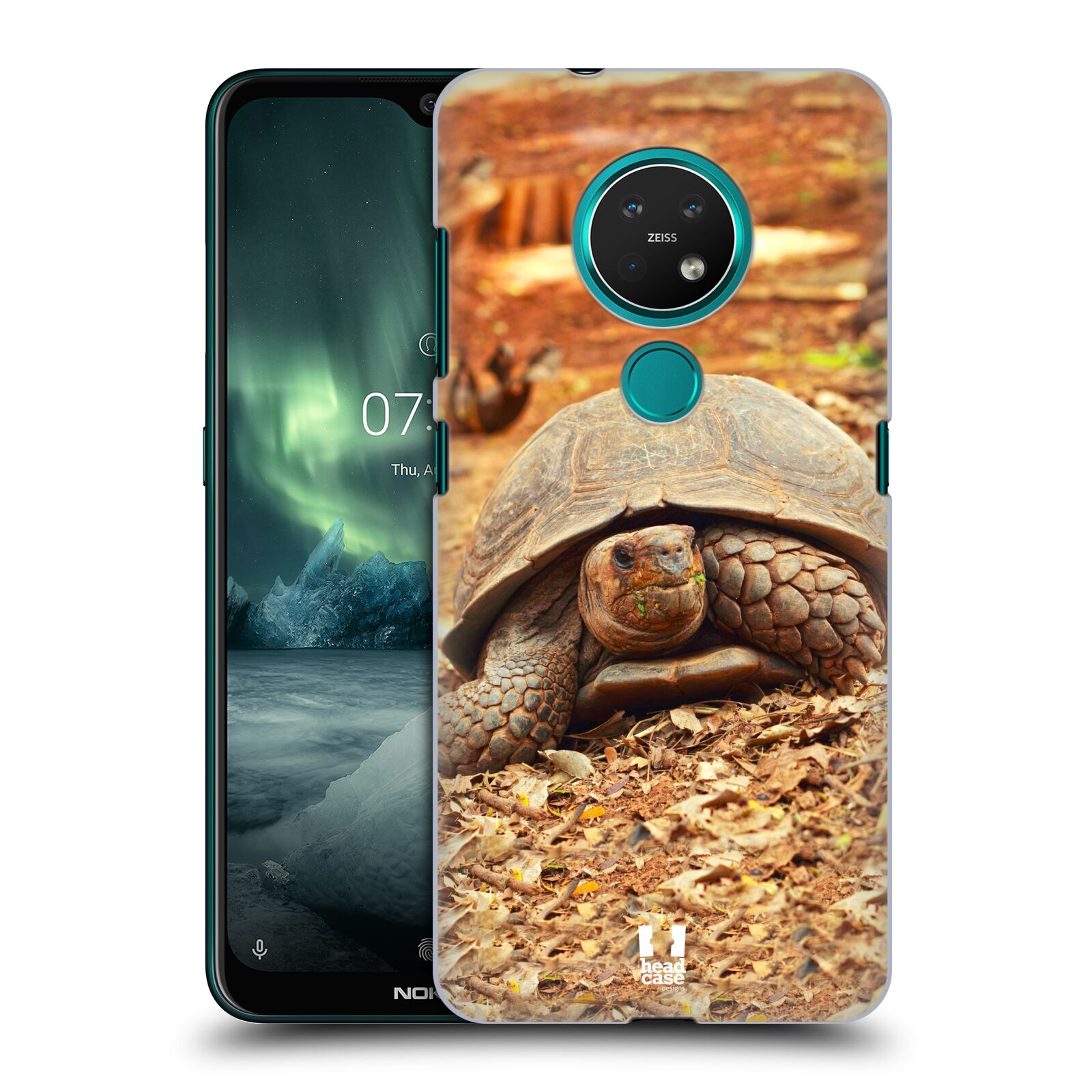 Pouzdro na mobil NOKIA 7.2 - HEAD CASE - vzor slavná zvířata foto želva