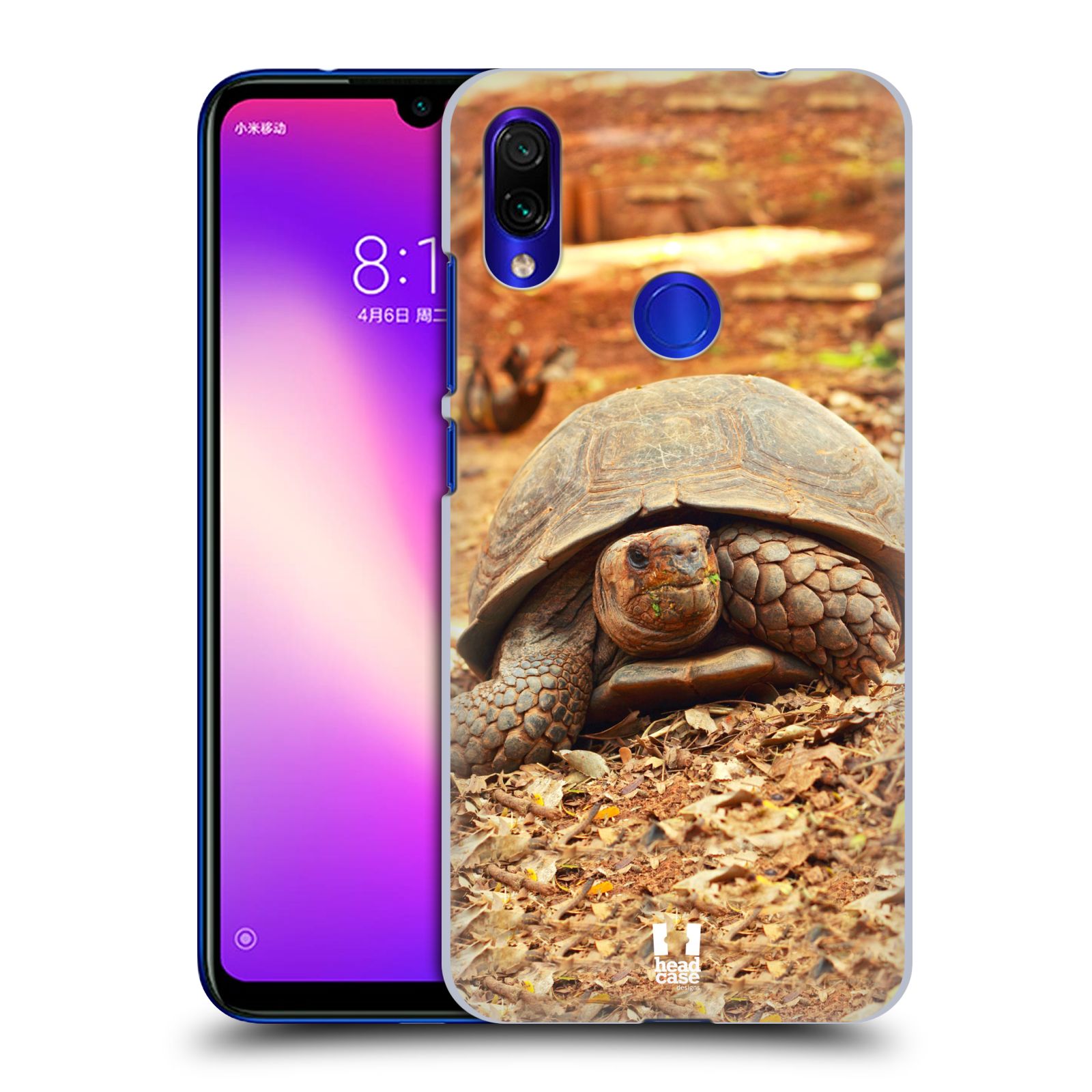Pouzdro na mobil Xiaomi Redmi Note 7 - Head Case - vzor slavná zvířata foto želva