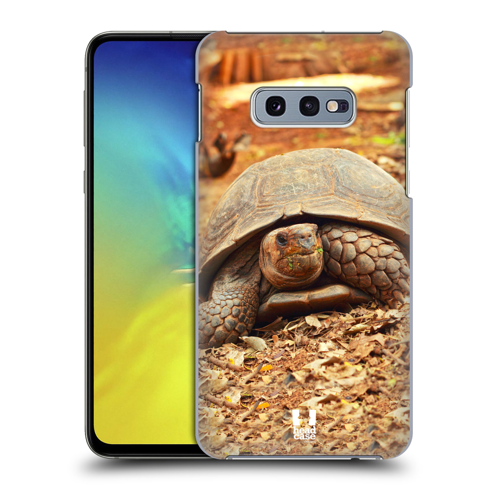 Pouzdro na mobil Samsung Galaxy S10e - HEAD CASE - vzor slavná zvířata foto želva