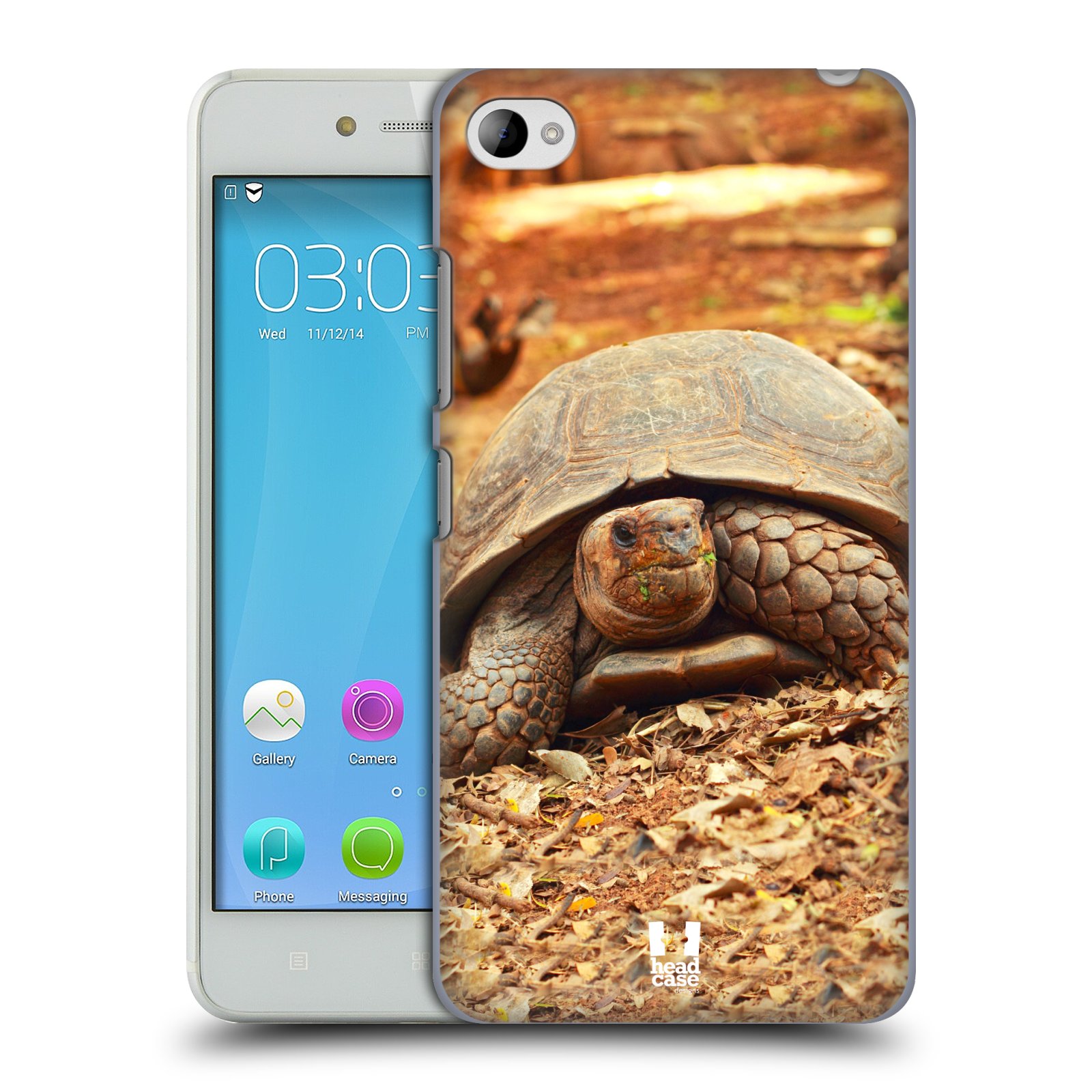 HEAD CASE pevný plastový obal na mobil LENOVO S90 vzor slavná zvířata foto želva