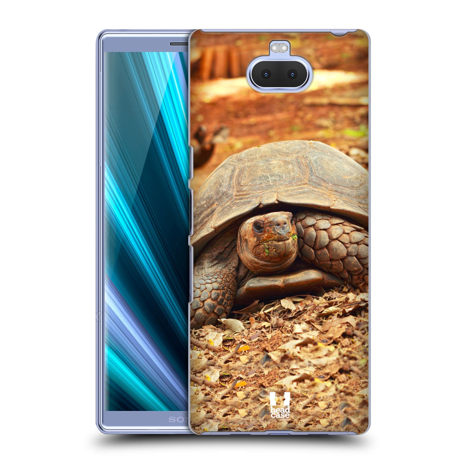 Pouzdro na mobil Sony Xperia 10 - Head Case - vzor slavná zvířata foto želva
