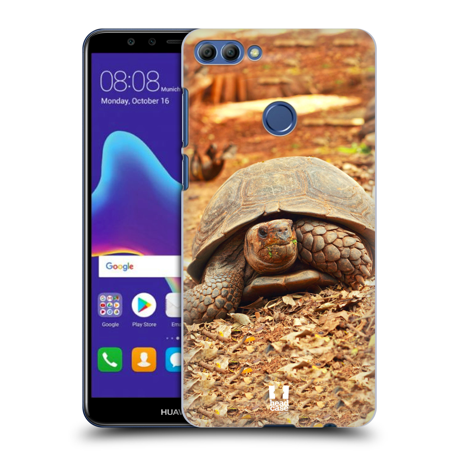 HEAD CASE plastový obal na mobil Huawei Y9 2018 vzor slavná zvířata foto želva