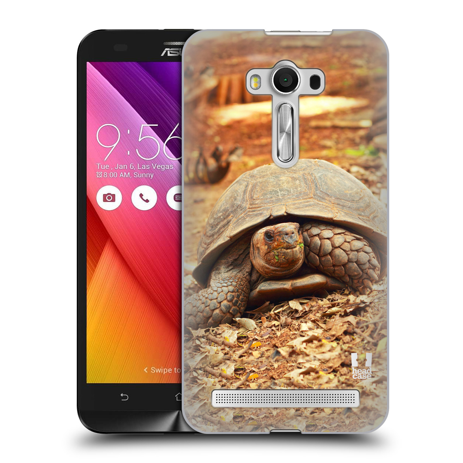 HEAD CASE plastový obal na mobil Asus Zenfone 2 LASER (5,5 displej ZE550KL) vzor slavná zvířata foto želva
