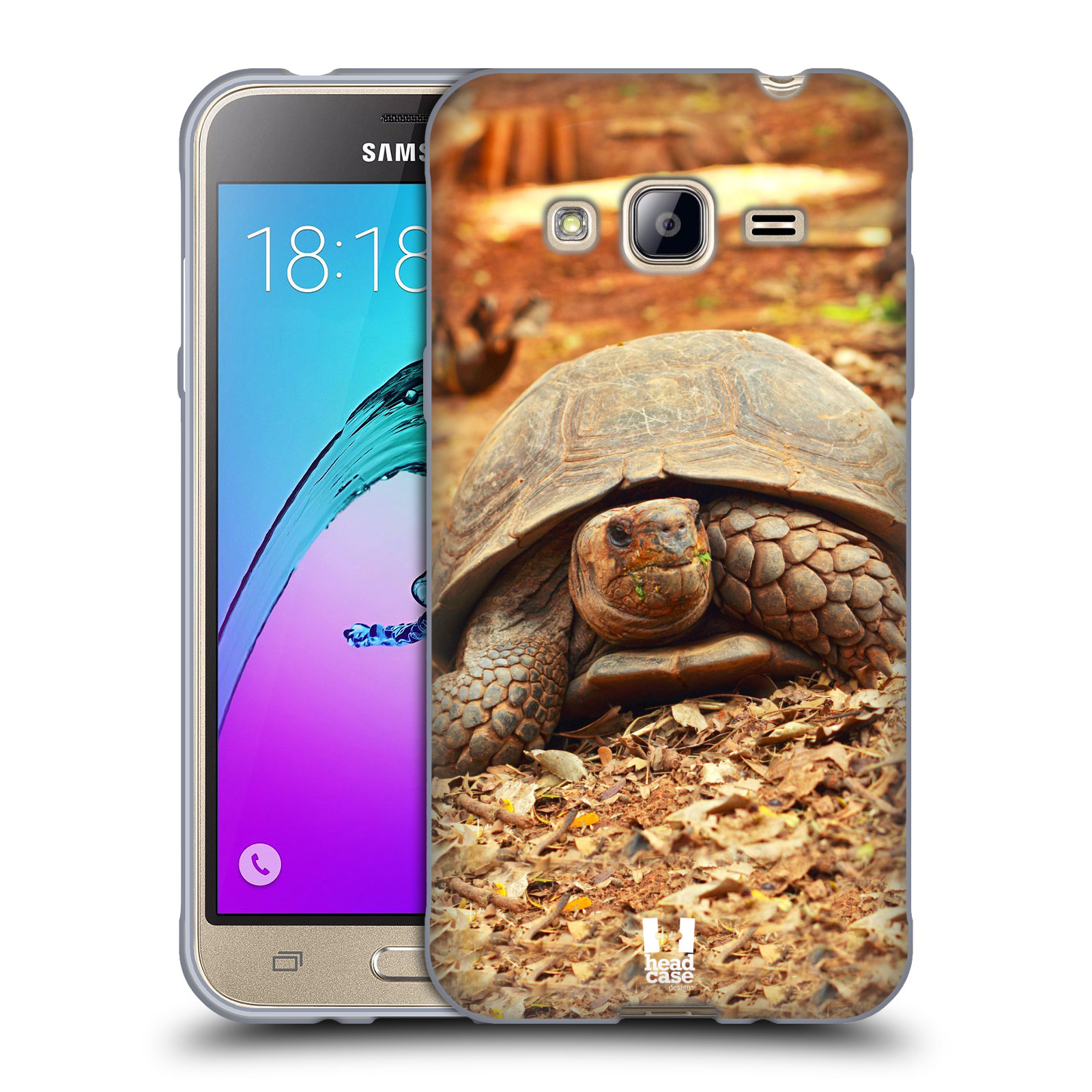 HEAD CASE silikonový obal na mobil Samsung Galaxy J3, J3 2016 vzor slavná zvířata foto želva