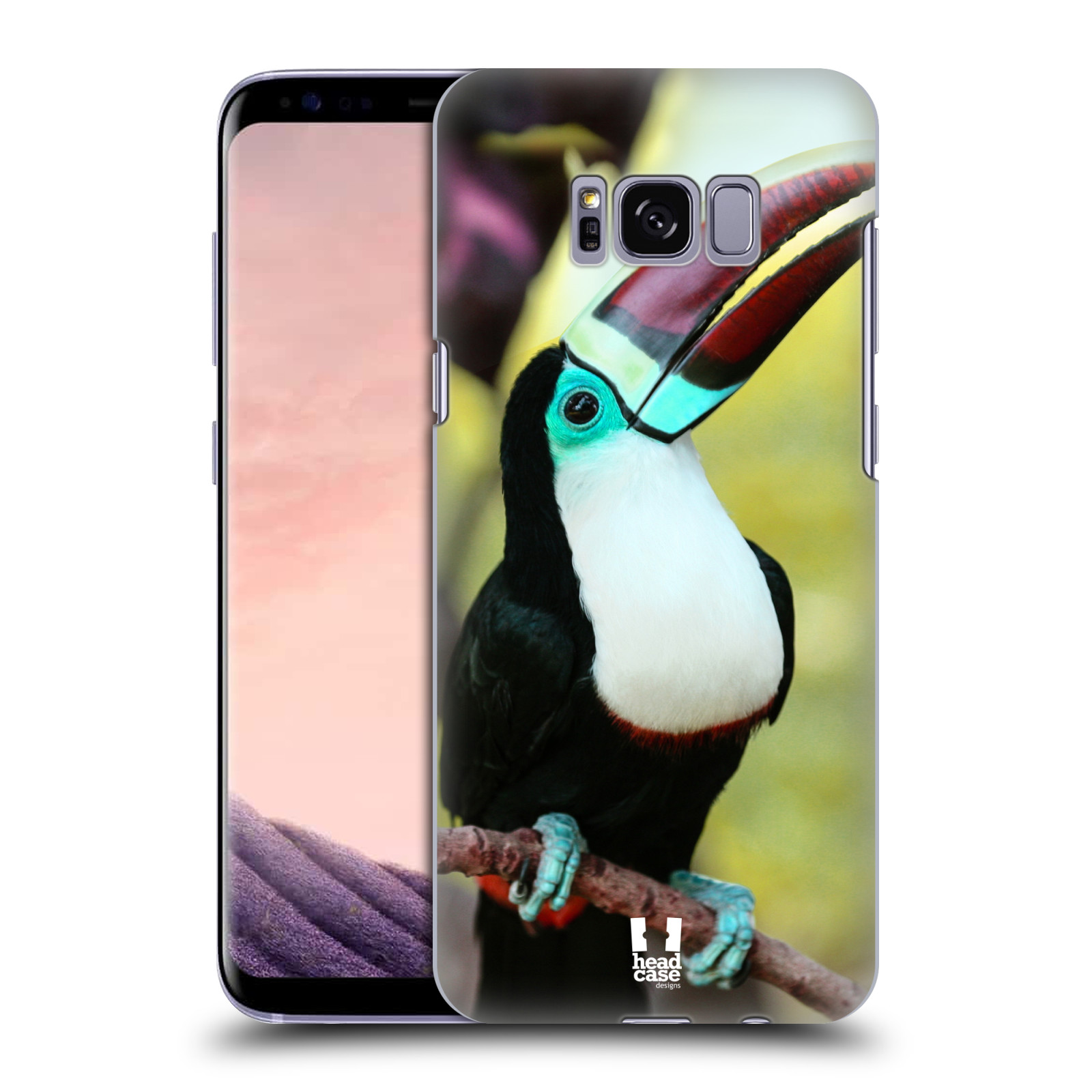 HEAD CASE plastový obal na mobil Samsung Galaxy S8 vzor slavná zvířata foto tukan