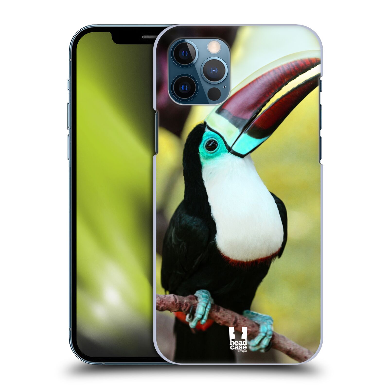 HEAD CASE plastový obal na mobil Apple Iphone 12 / Iphone 12 PRO vzor slavná zvířata foto tukan