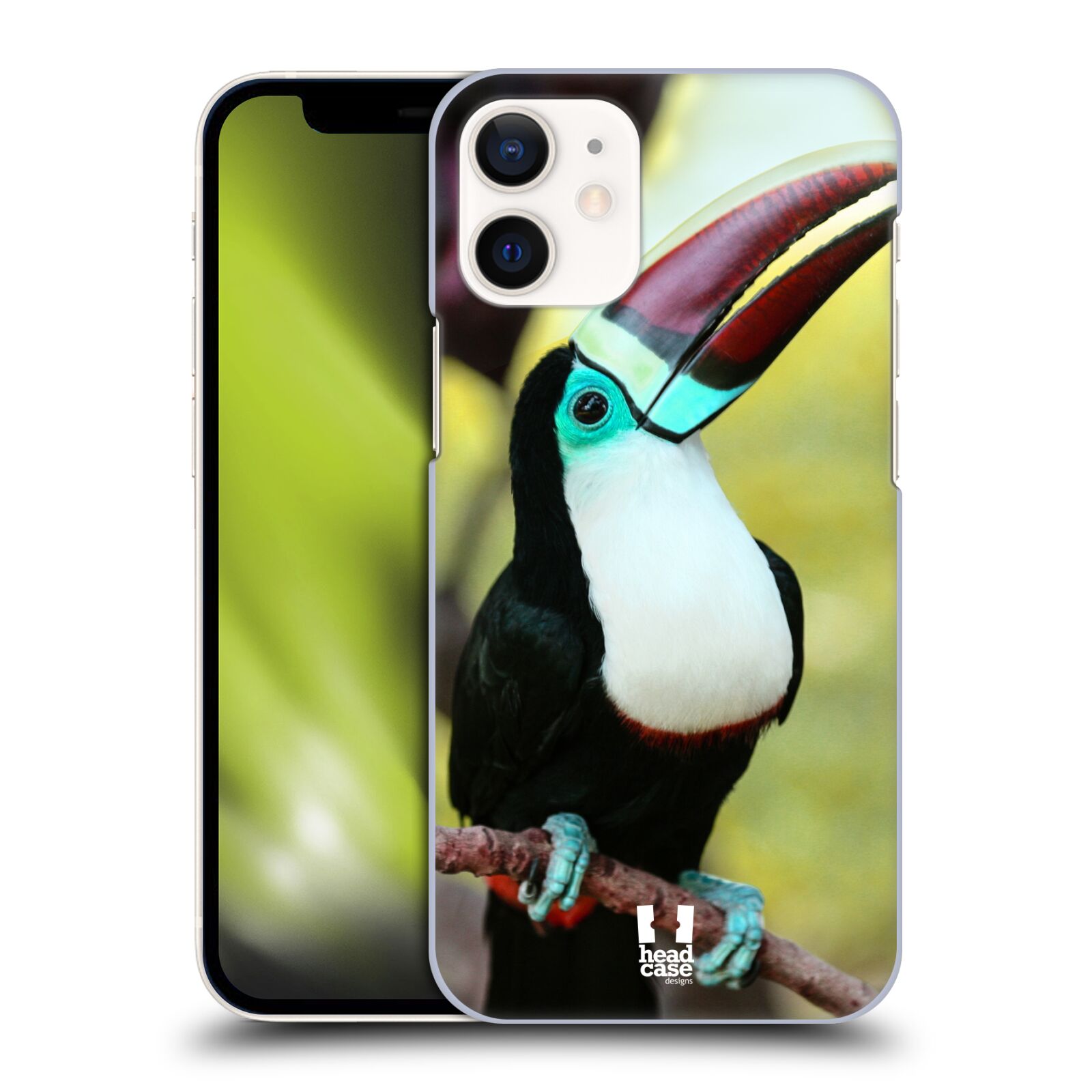 Plastový obal na mobil Apple Iphone 12 MINI vzor slavná zvířata foto tukan