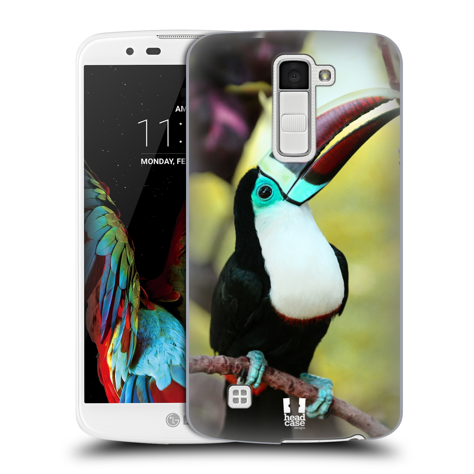 HEAD CASE plastový obal na mobil LG K10 vzor slavná zvířata foto tukan