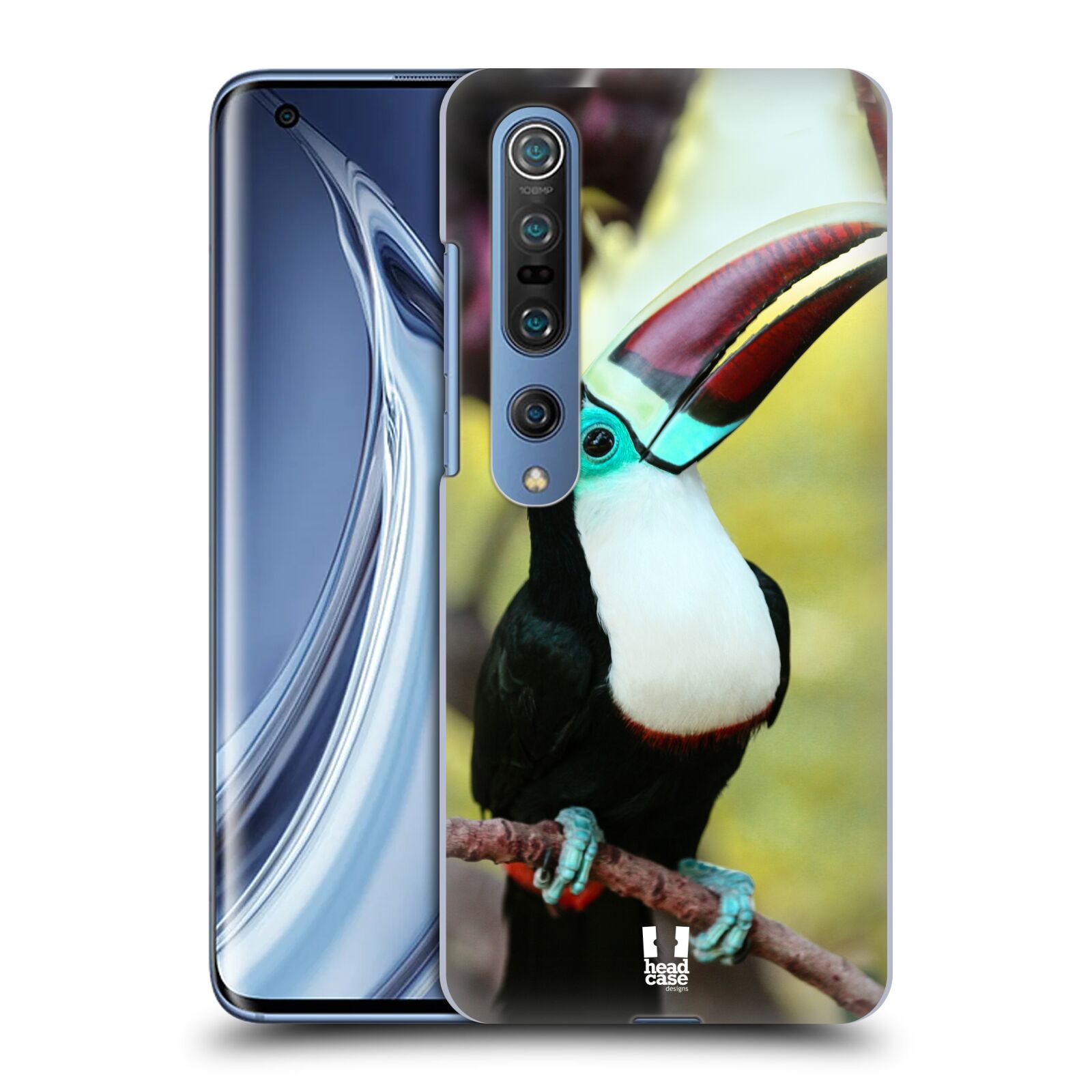 HEAD CASE plastový obal na mobil Xiaomi Mi 10 vzor slavná zvířata foto tukan