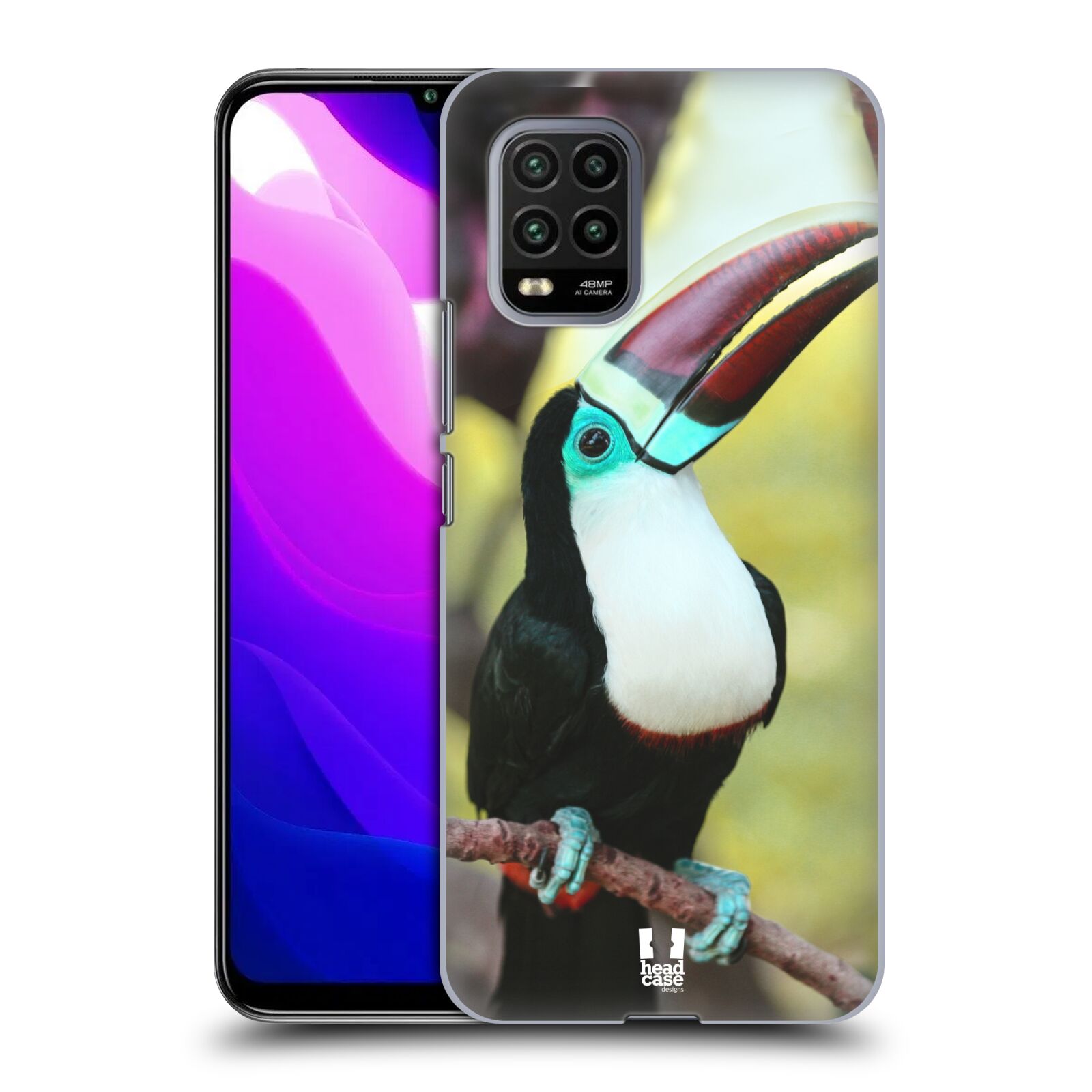 Zadní kryt, obal na mobil Xiaomi Mi 10 LITE vzor slavná zvířata foto tukan