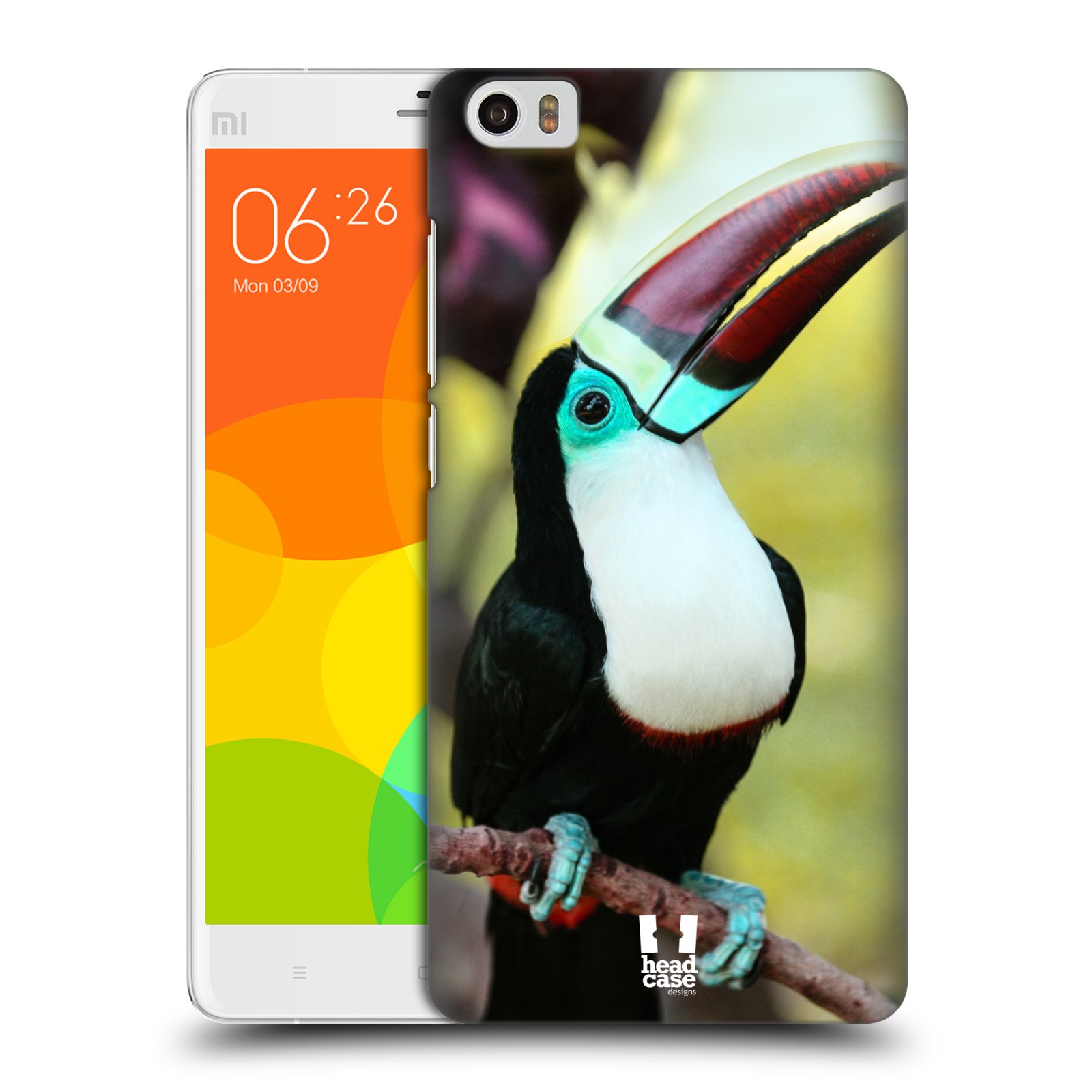 HEAD CASE pevný plastový obal na mobil XIAOMI Mi Note vzor slavná zvířata foto tukan