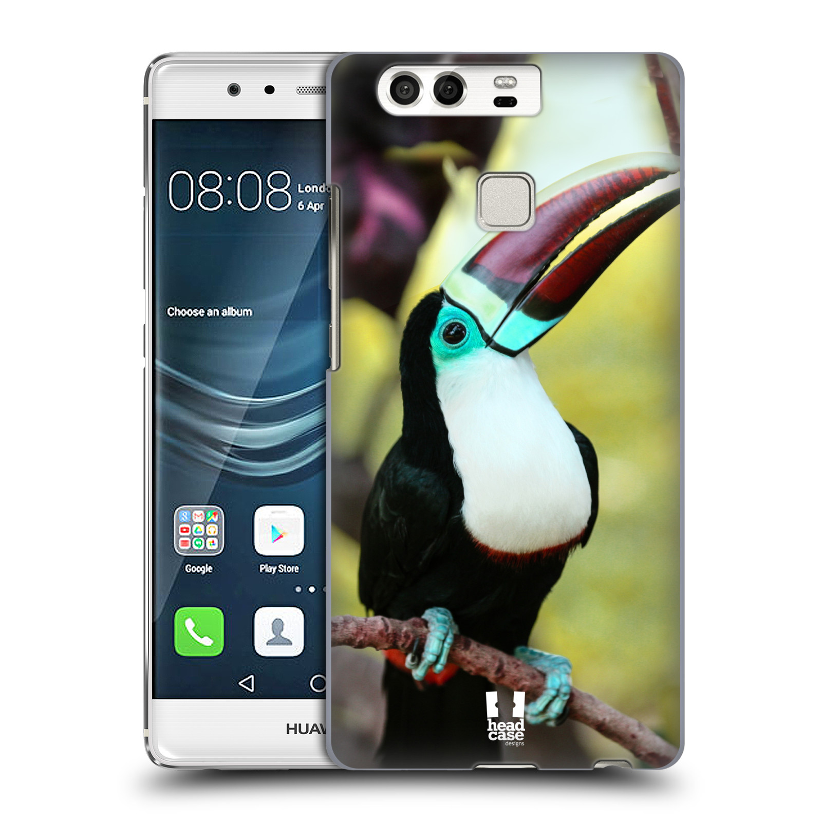 HEAD CASE plastový obal na mobil Huawei P9 / P9 DUAL SIM vzor slavná zvířata foto tukan