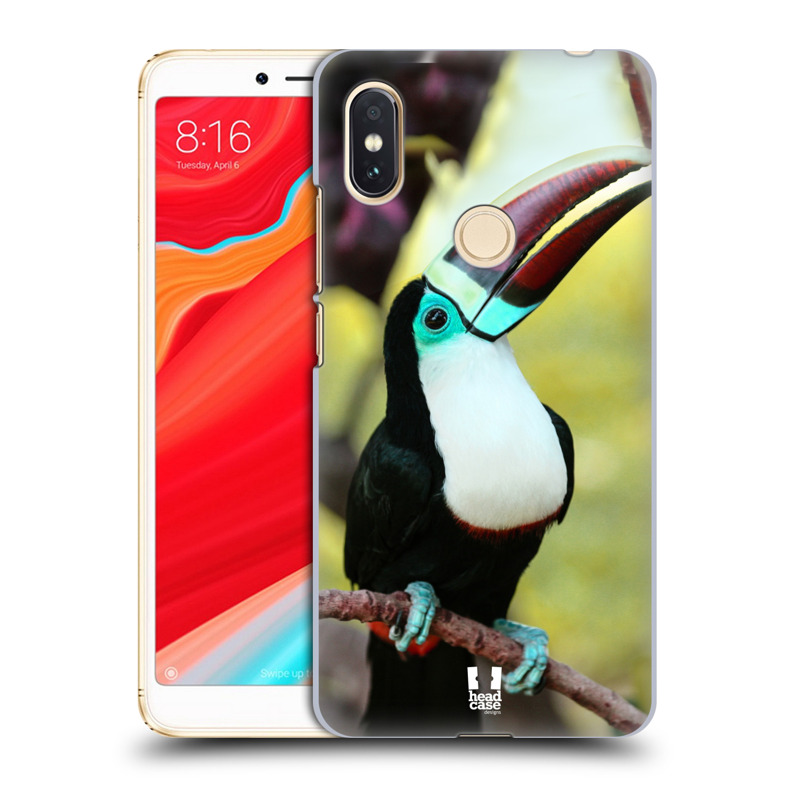 HEAD CASE plastový obal na mobil Xiaomi Redmi S2 vzor slavná zvířata foto tukan