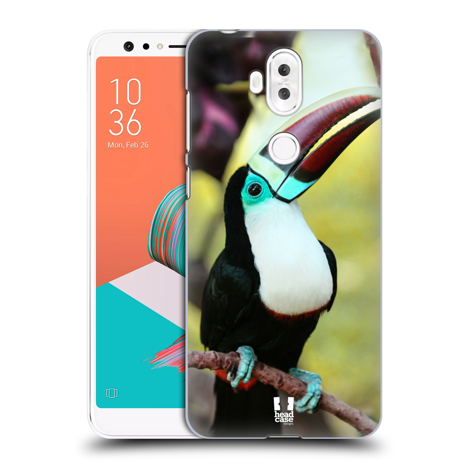 HEAD CASE plastový obal na mobil Asus Zenfone 5 LITE ZC600KL vzor slavná zvířata foto tukan