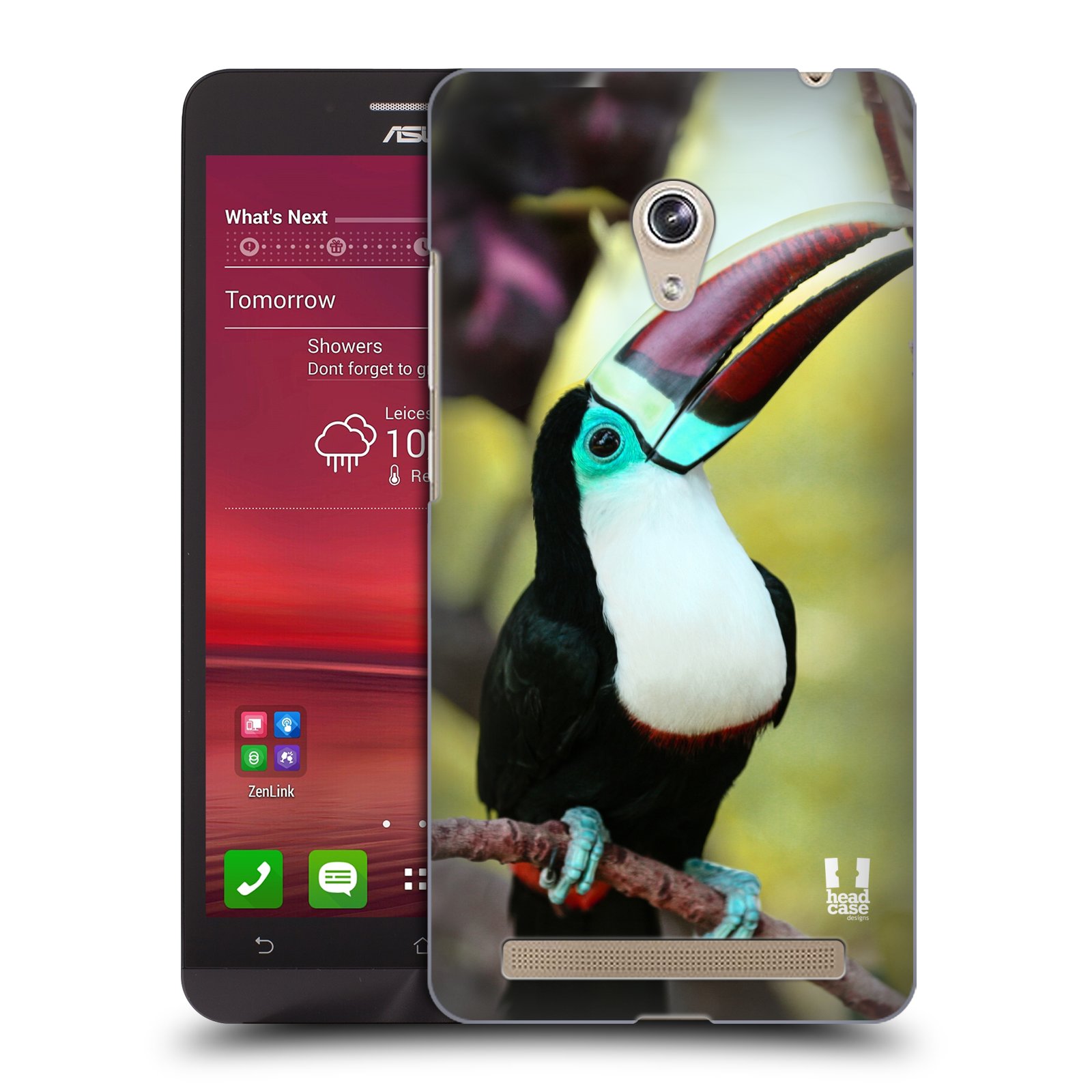 HEAD CASE plastový obal na mobil Asus Zenfone 6 vzor slavná zvířata foto tukan