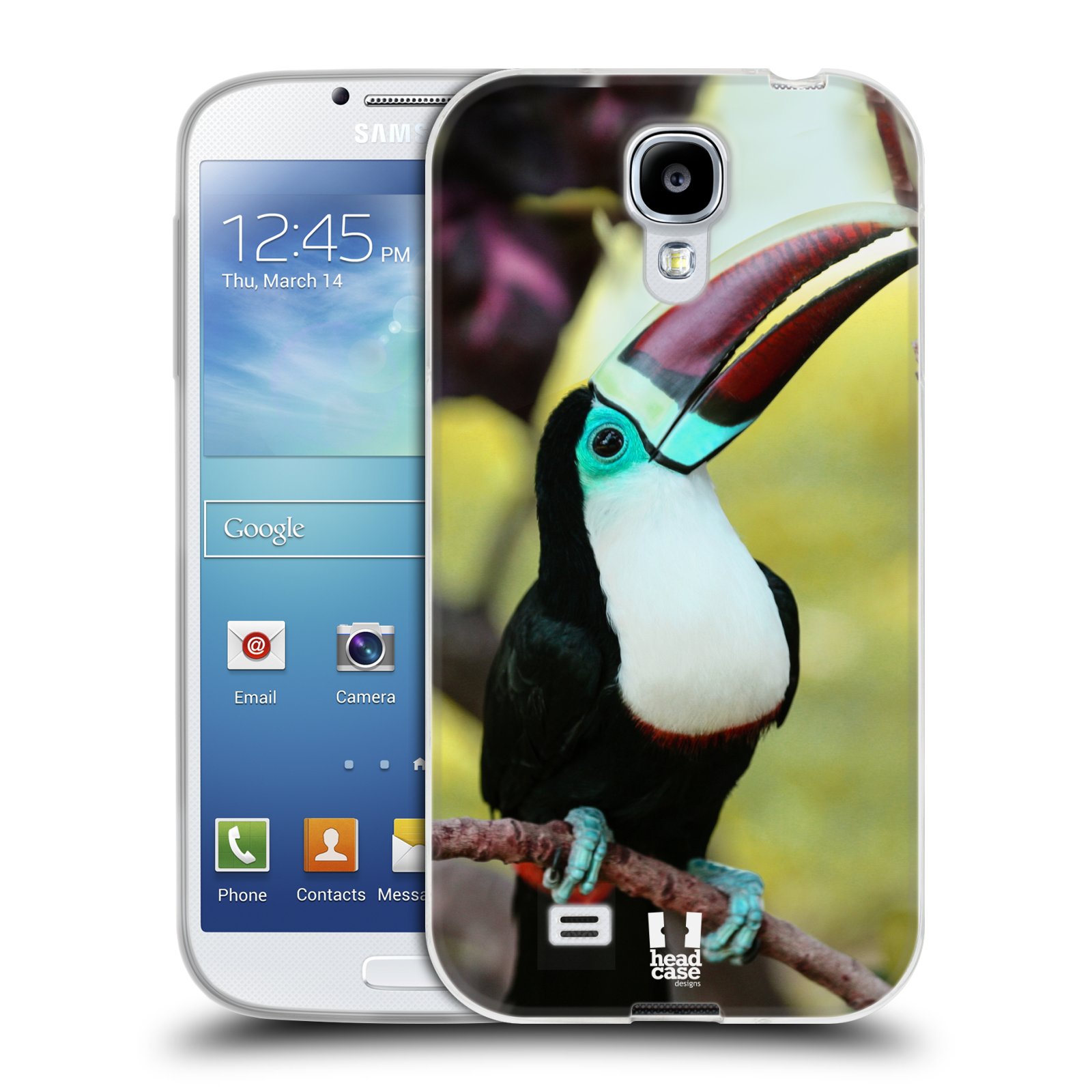 HEAD CASE silikonový obal na mobil Samsung Galaxy S4 i9500 vzor slavná zvířata foto tukan