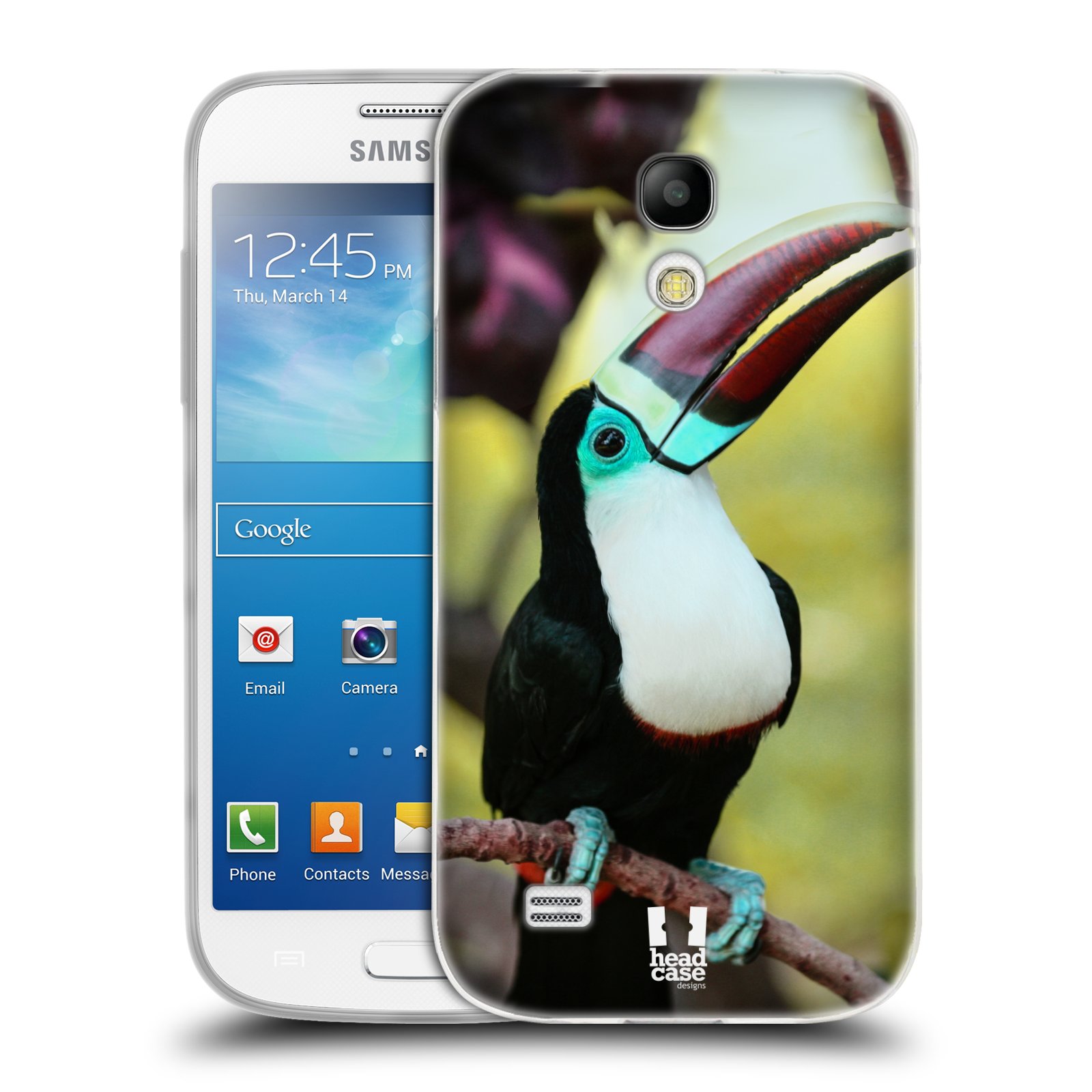 HEAD CASE silikonový obal na mobil Samsung Galaxy S4 MINI vzor slavná zvířata foto tukan