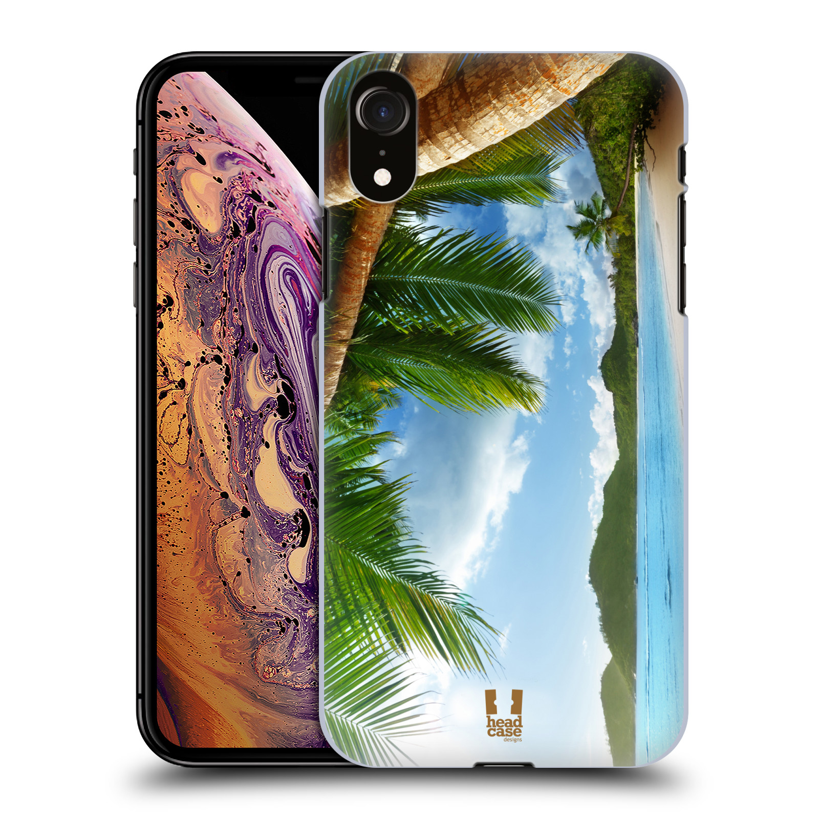 HEAD CASE plastový obal na mobil Apple Iphone XR vzor Pláže a Moře PLÁŽ A PALMY