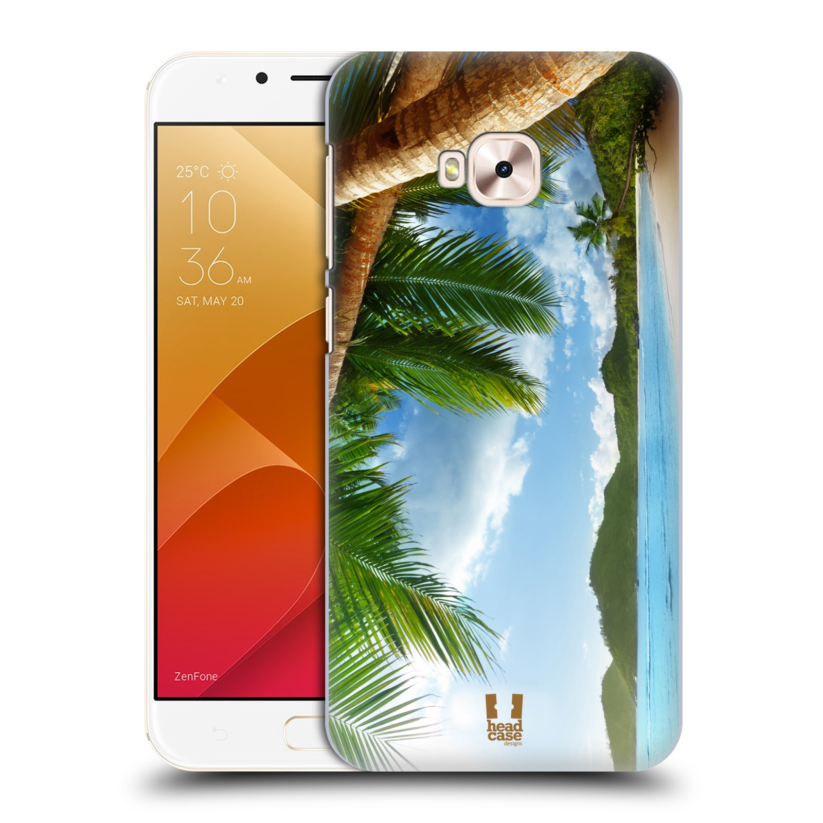 HEAD CASE plastový obal na mobil Asus Zenfone 4 Selfie Pro ZD552KL vzor Pláže a Moře PLÁŽ A PALMY
