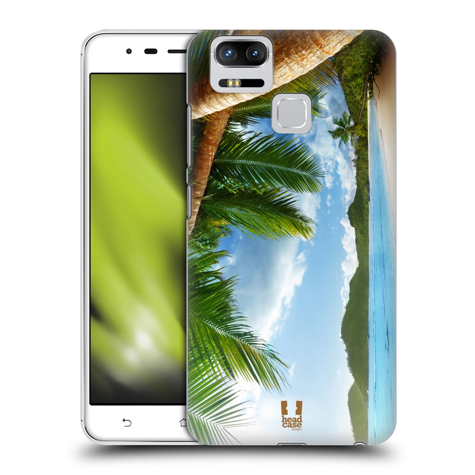 HEAD CASE plastový obal na mobil Asus Zenfone 3 Zoom ZE553KL vzor Pláže a Moře PLÁŽ A PALMY