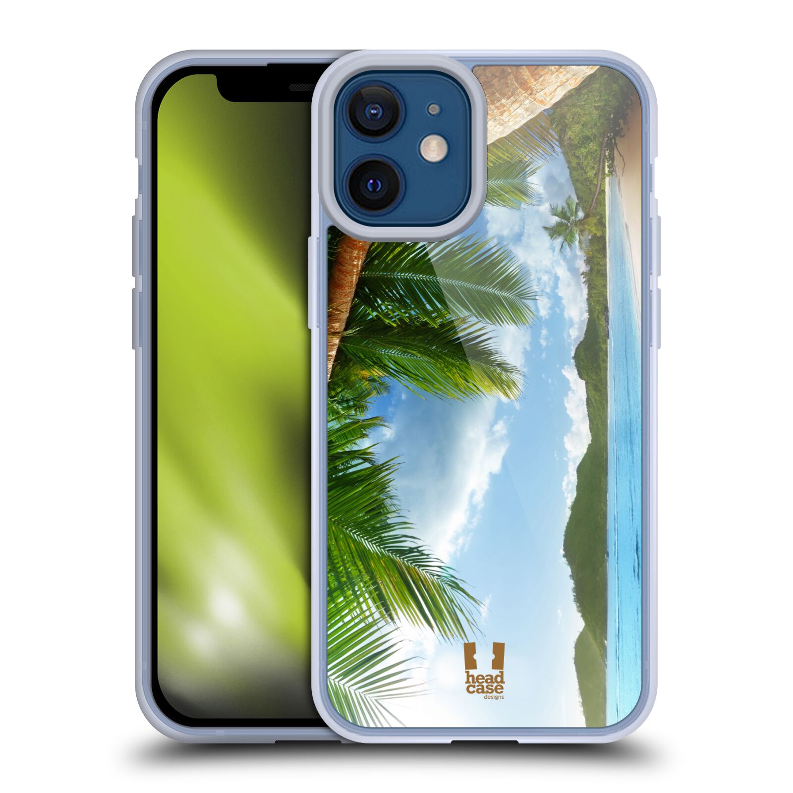 Plastový obal na mobil Apple Iphone 12 MINI vzor Pláže a Moře PLÁŽ A PALMY