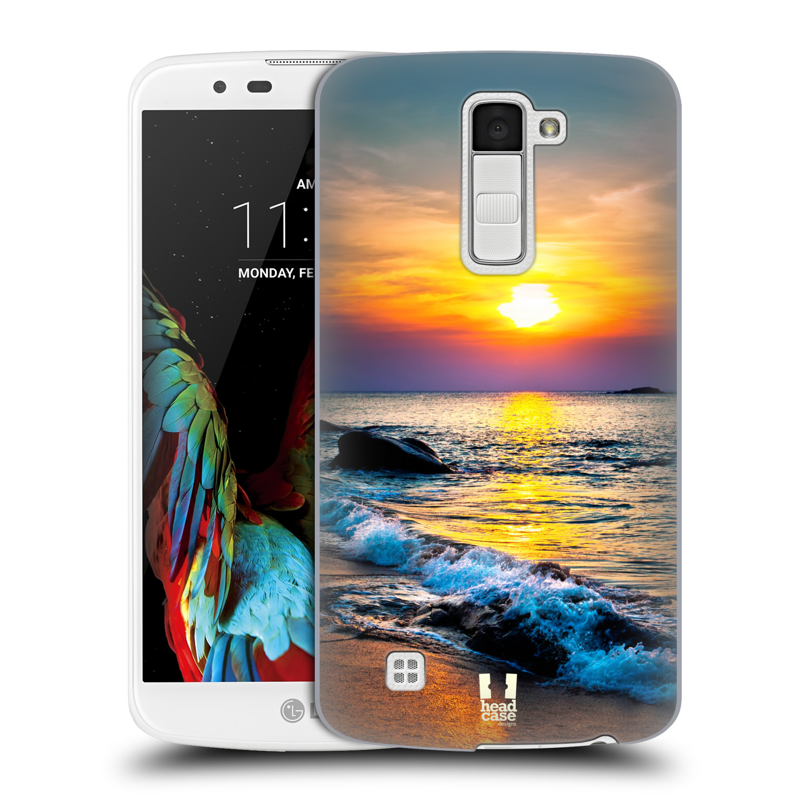HEAD CASE plastový obal na mobil LG K10 vzor Pláže a Moře barevný západ slunce