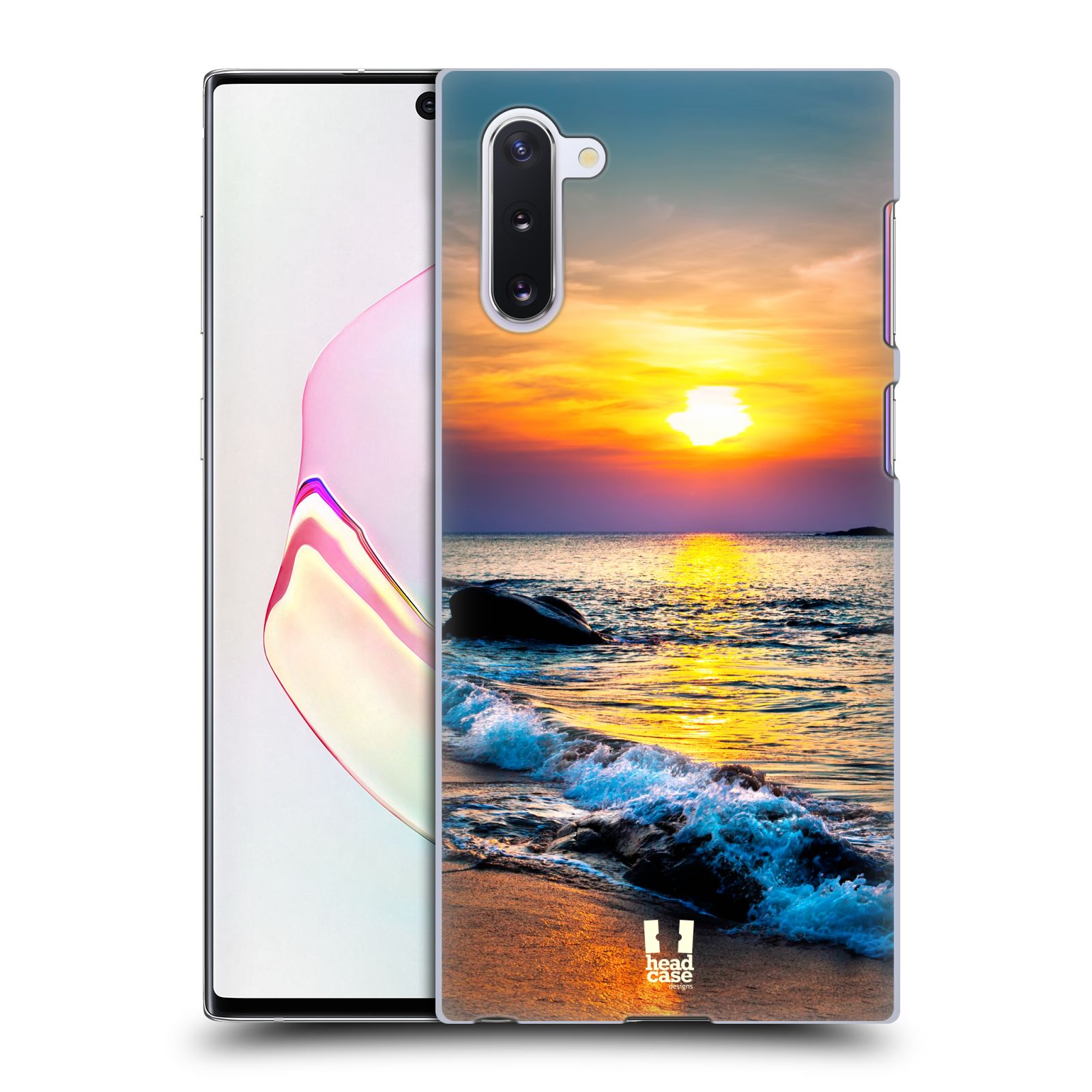 Pouzdro na mobil Samsung Galaxy Note 10 - HEAD CASE - vzor Pláže a Moře barevný západ slunce