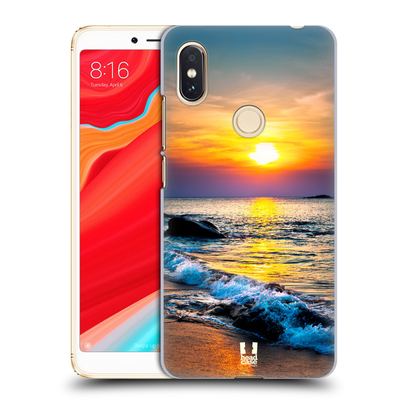 HEAD CASE plastový obal na mobil Xiaomi Redmi S2 vzor Pláže a Moře barevný západ slunce