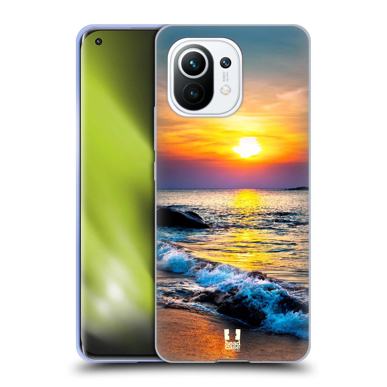 Plastový obal HEAD CASE na mobil Xiaomi Mi 11 vzor Pláže a Moře barevný západ slunce