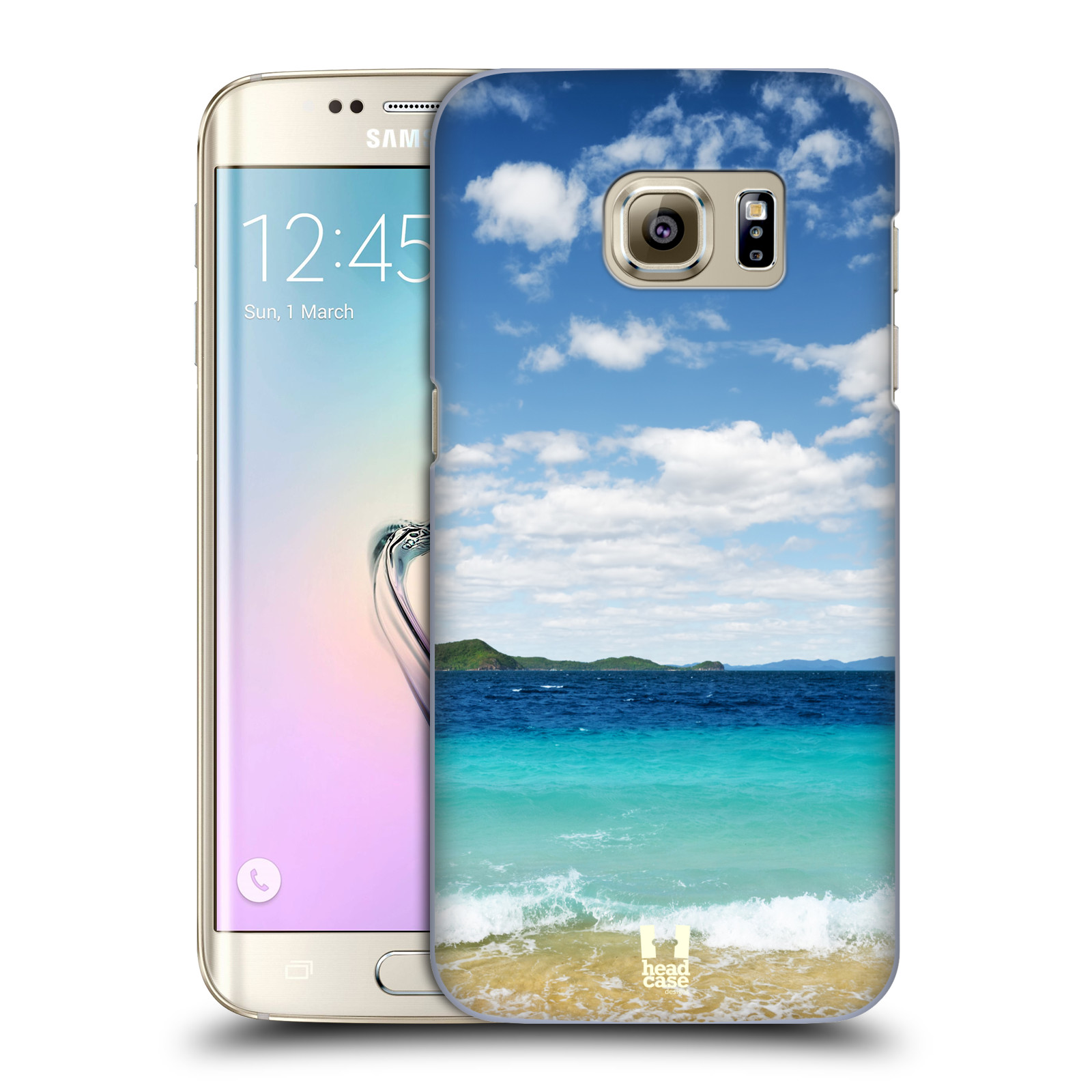 HEAD CASE plastový obal na mobil SAMSUNG GALAXY S7 EDGE vzor Pláže a Moře VZDÁLENÝ OSTROV