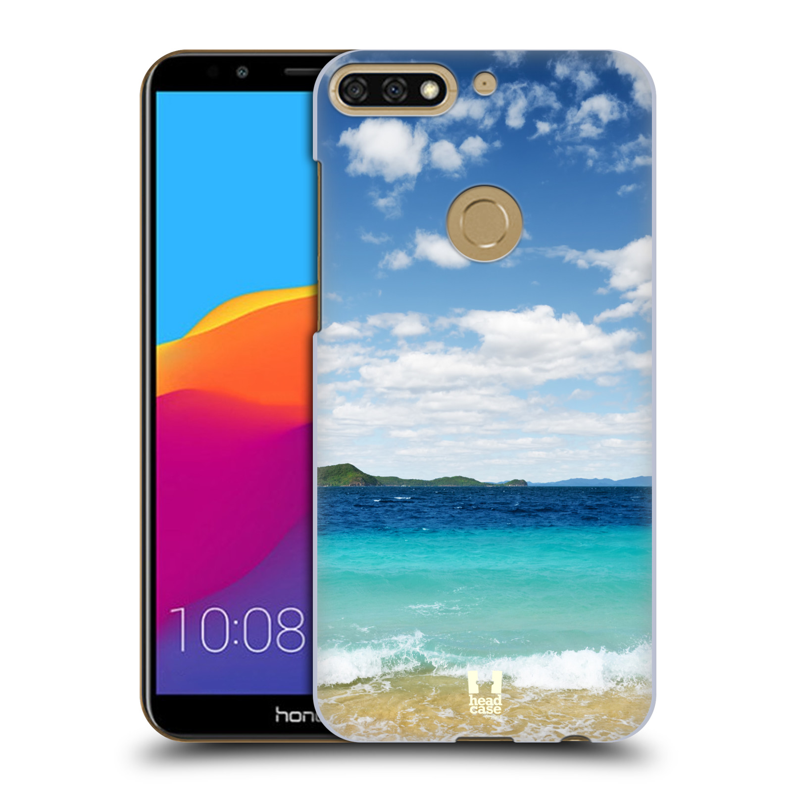 HEAD CASE plastový obal na mobil Honor 7c vzor Pláže a Moře VZDÁLENÝ OSTROV