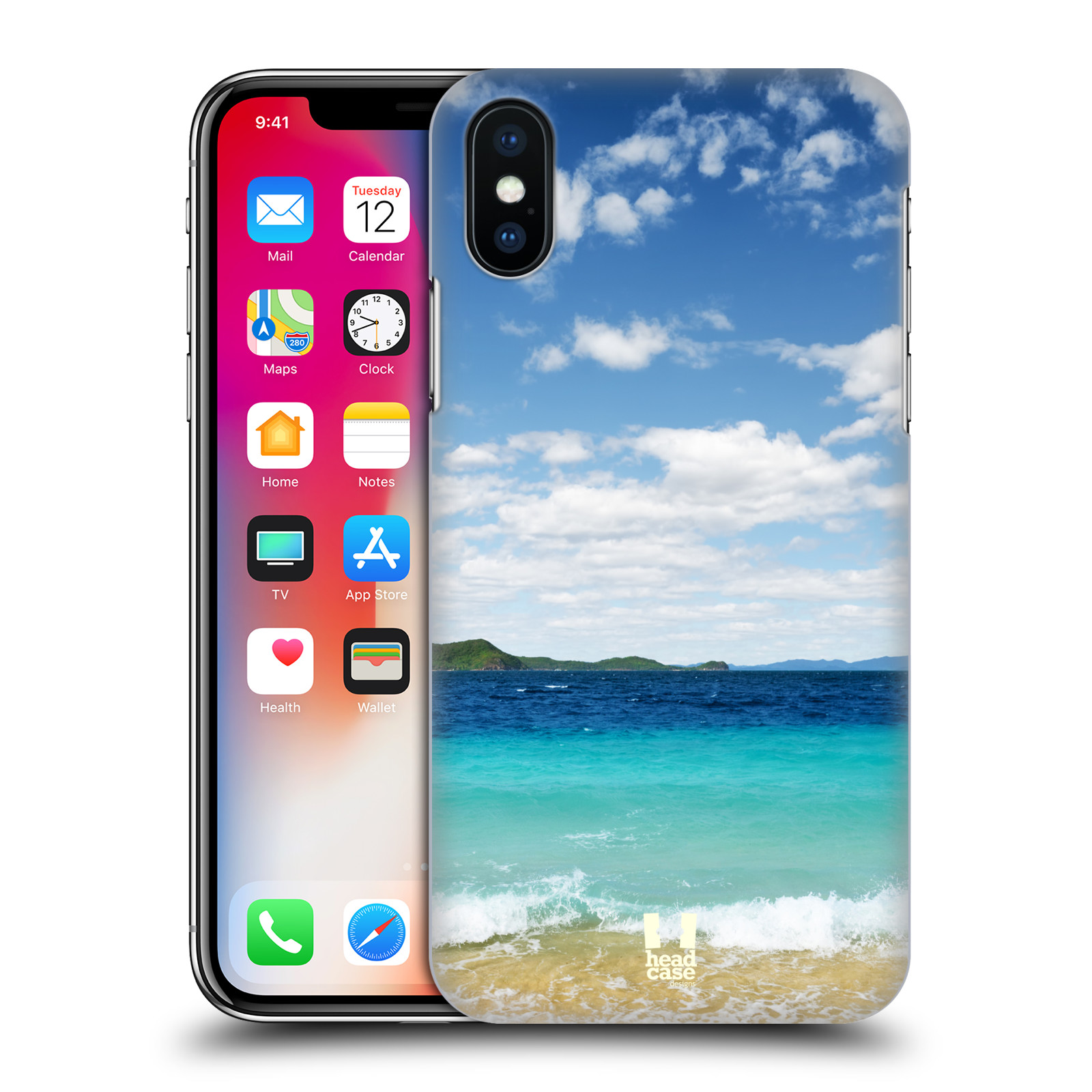 HEAD CASE plastový obal na mobil Apple Iphone X / XS vzor Pláže a Moře VZDÁLENÝ OSTROV