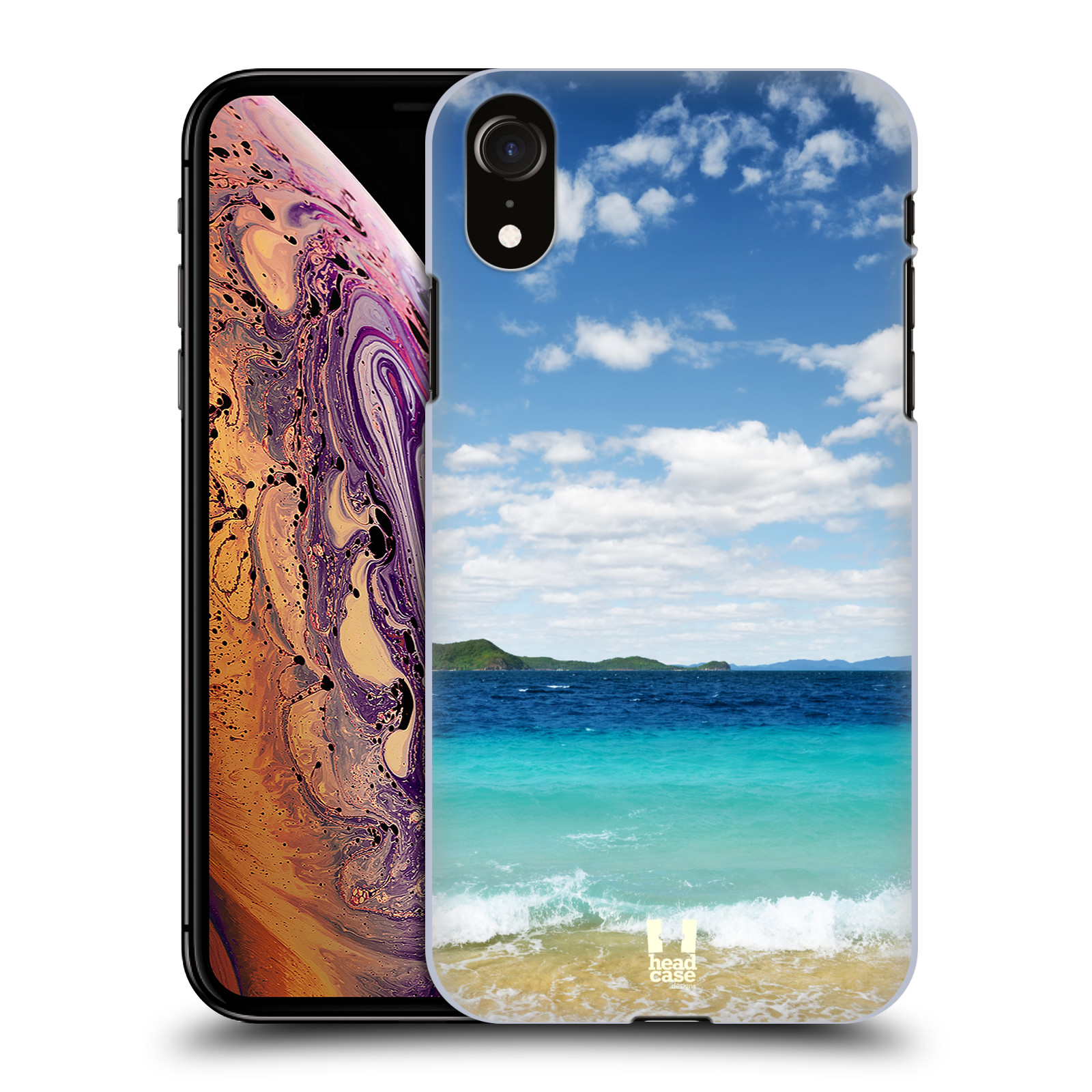 HEAD CASE plastový obal na mobil Apple Iphone XR vzor Pláže a Moře VZDÁLENÝ OSTROV