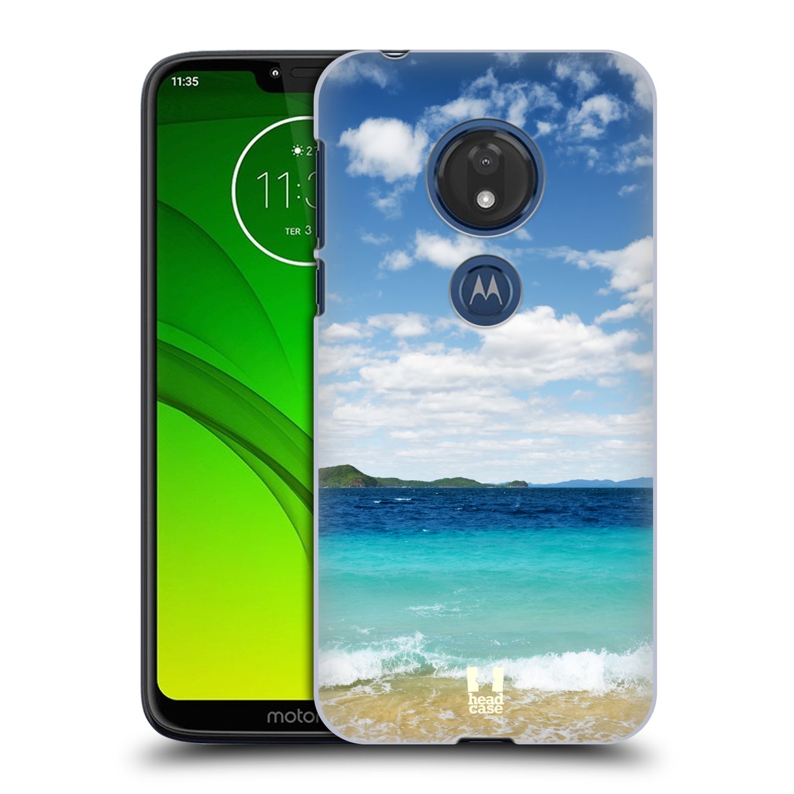 Pouzdro na mobil Motorola Moto G7 Play vzor Pláže a Moře VZDÁLENÝ OSTROV