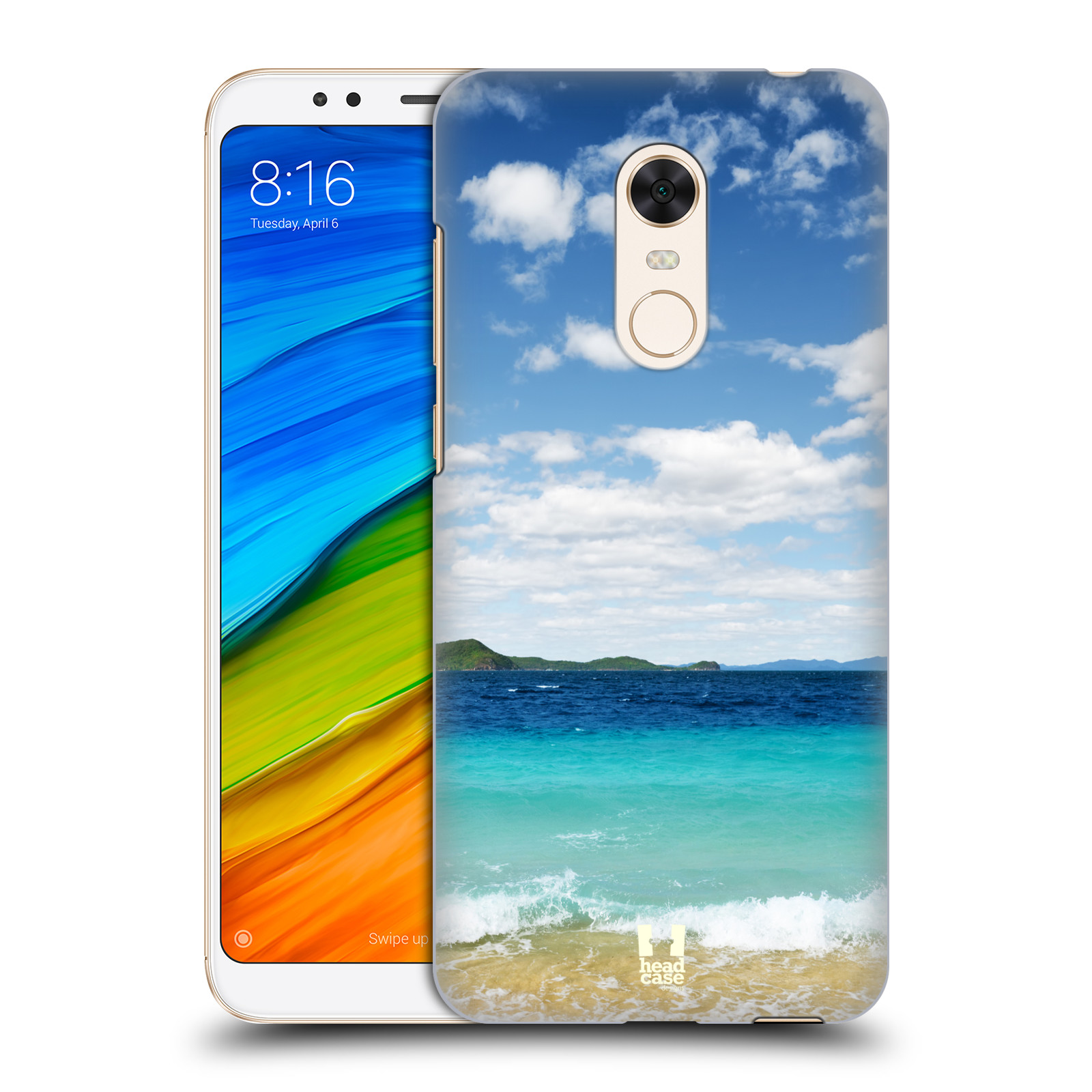 HEAD CASE plastový obal na mobil Xiaomi Redmi 5 PLUS vzor Pláže a Moře VZDÁLENÝ OSTROV