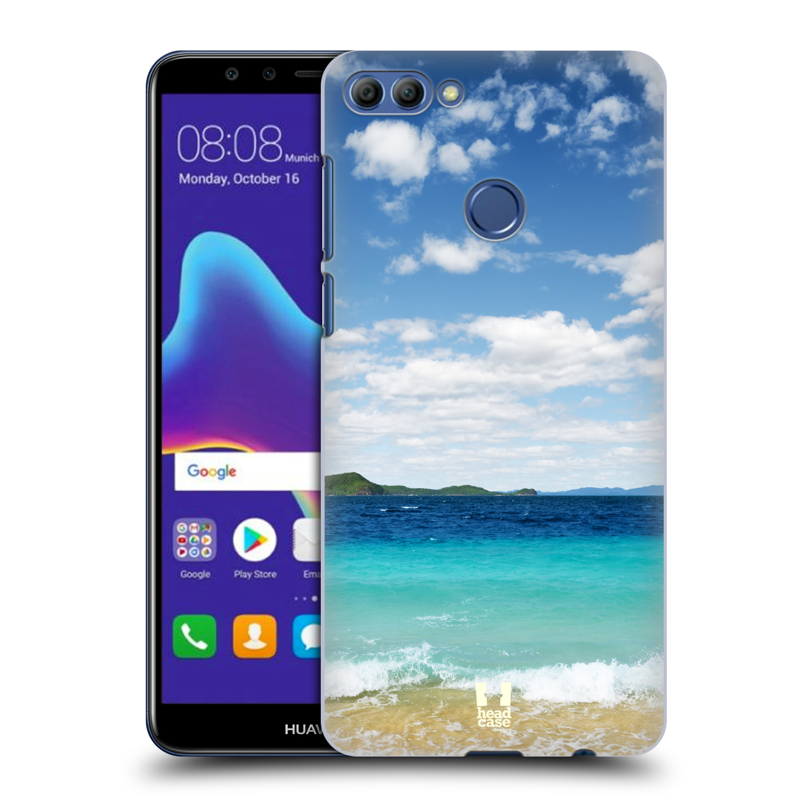 HEAD CASE plastový obal na mobil Huawei Y9 2018 vzor Pláže a Moře VZDÁLENÝ OSTROV