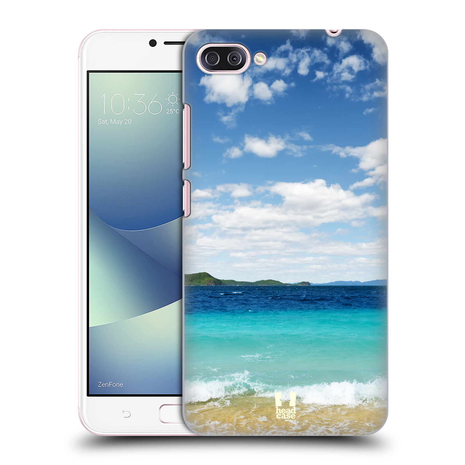 HEAD CASE plastový obal na mobil Asus Zenfone 4 MAX ZC554KL vzor Pláže a Moře VZDÁLENÝ OSTROV