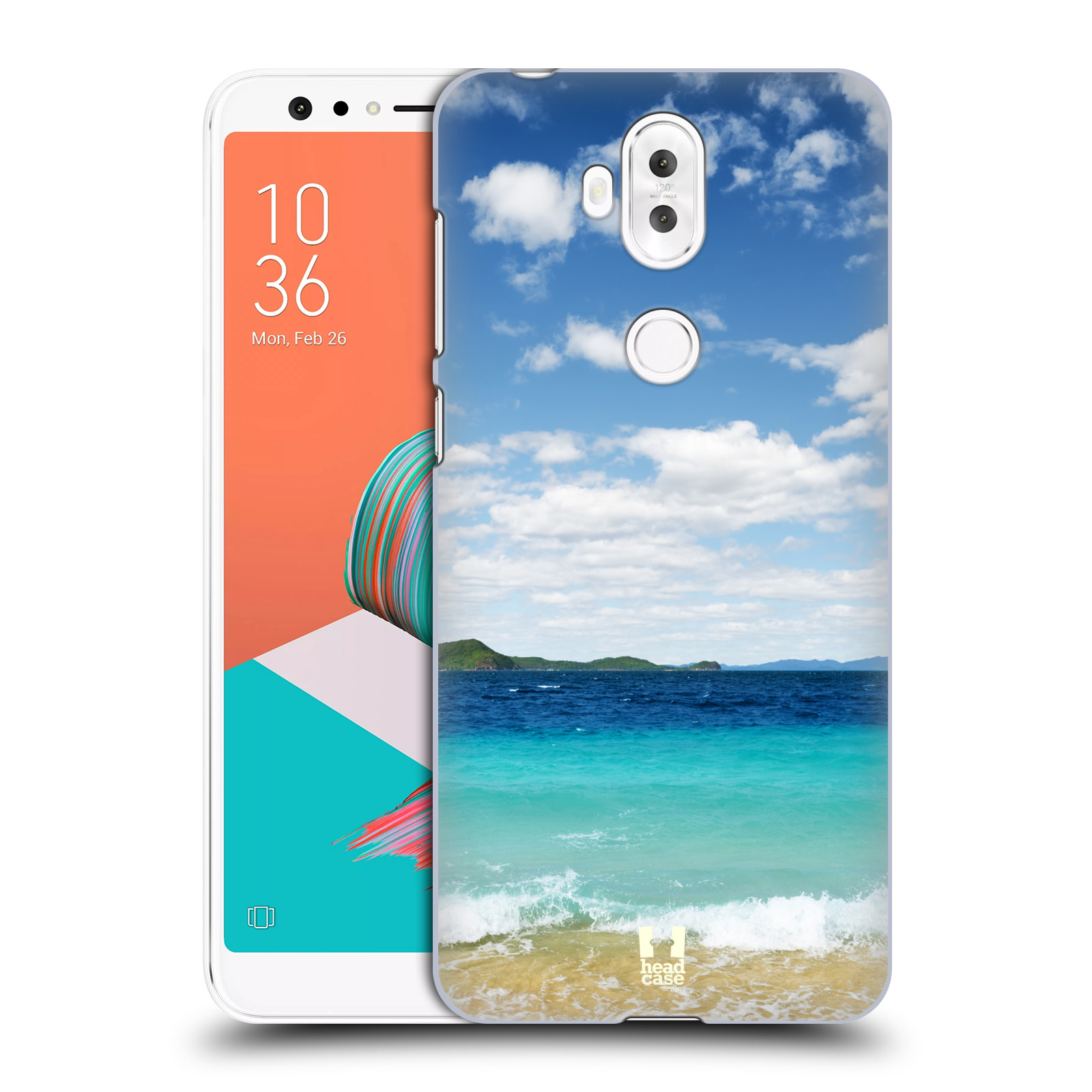 HEAD CASE plastový obal na mobil Asus Zenfone 5 LITE ZC600KL vzor Pláže a Moře VZDÁLENÝ OSTROV
