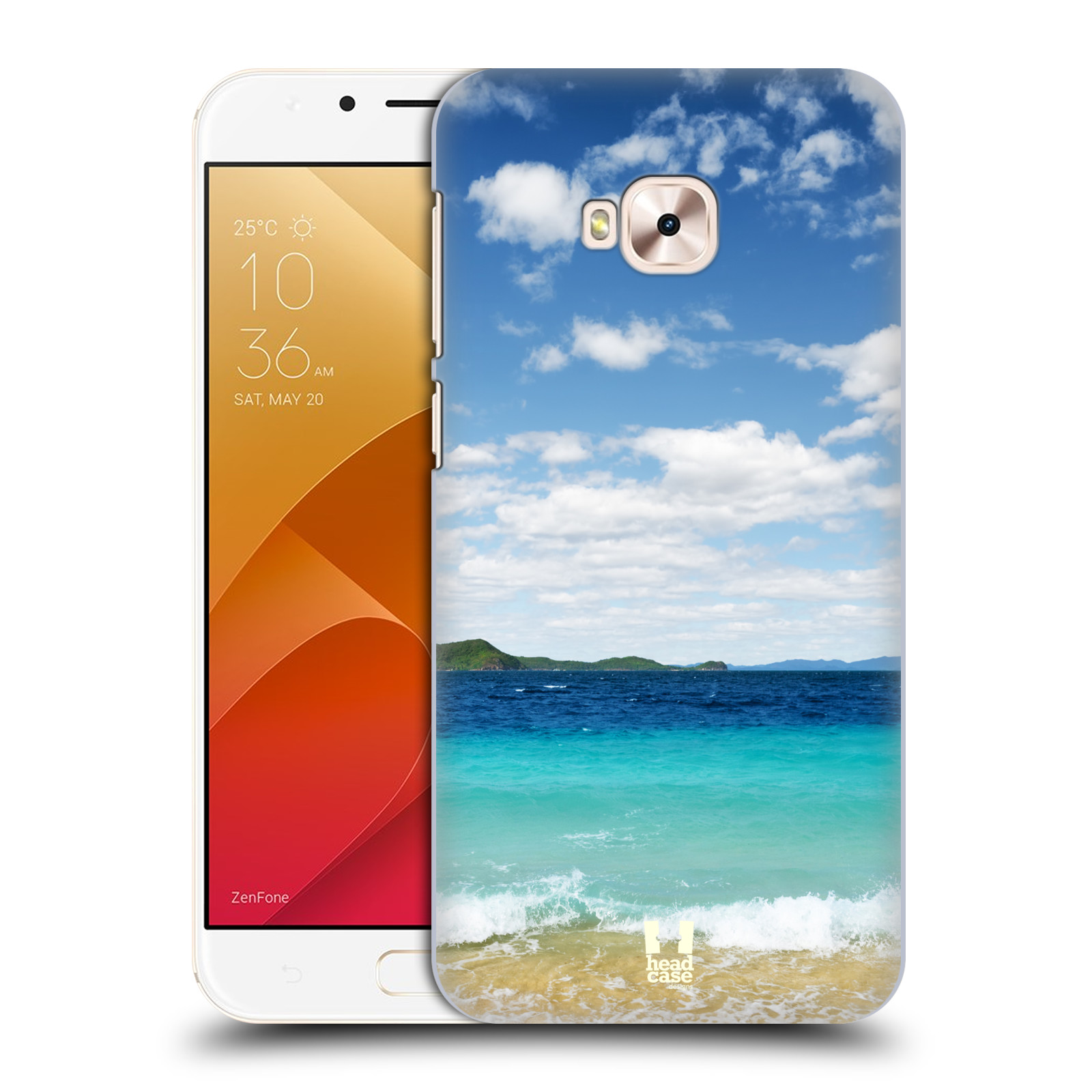 HEAD CASE plastový obal na mobil Asus Zenfone 4 Selfie Pro ZD552KL vzor Pláže a Moře VZDÁLENÝ OSTROV