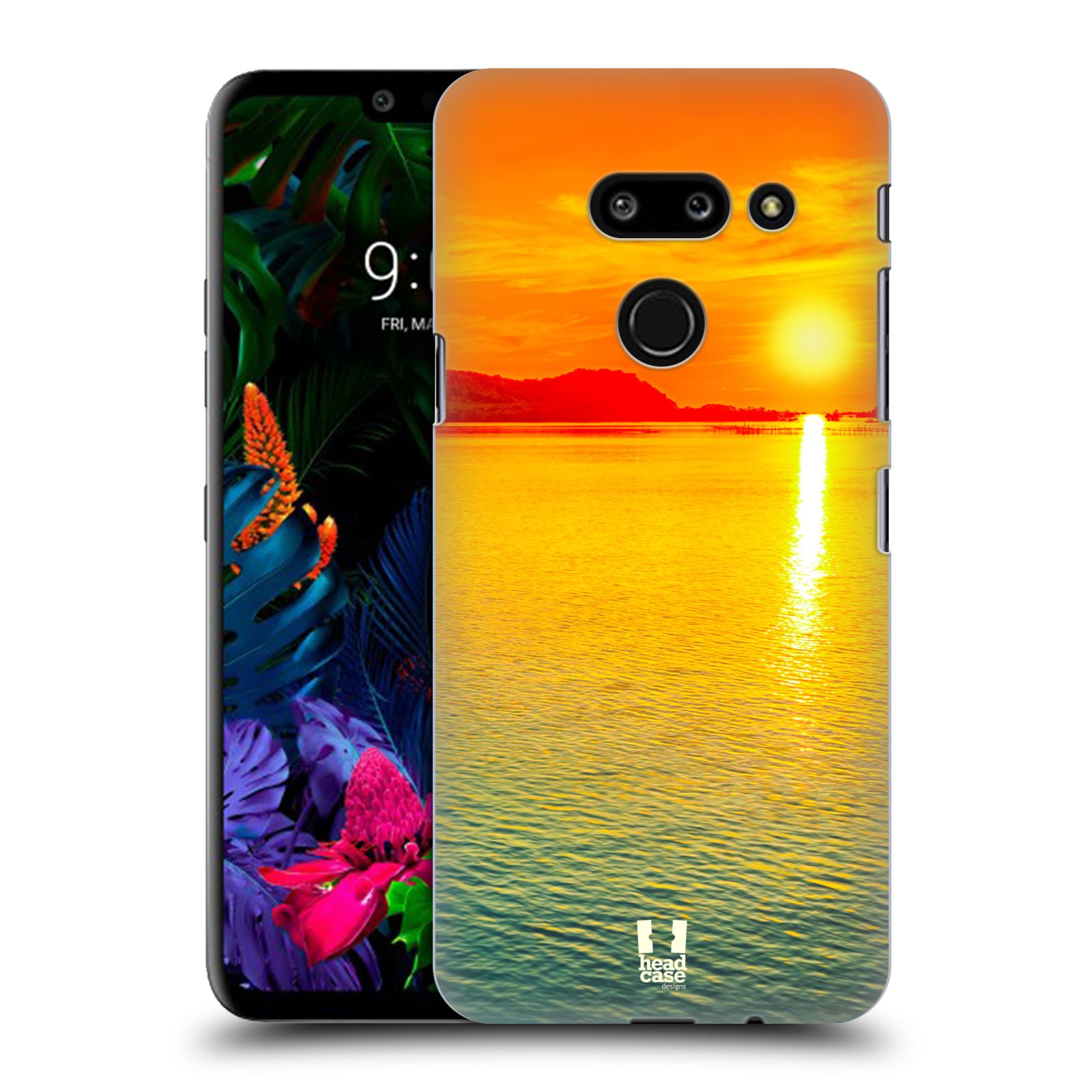 Pouzdro na mobil LG G8 ThinQ - HEAD CASE - Moře a západ slunce