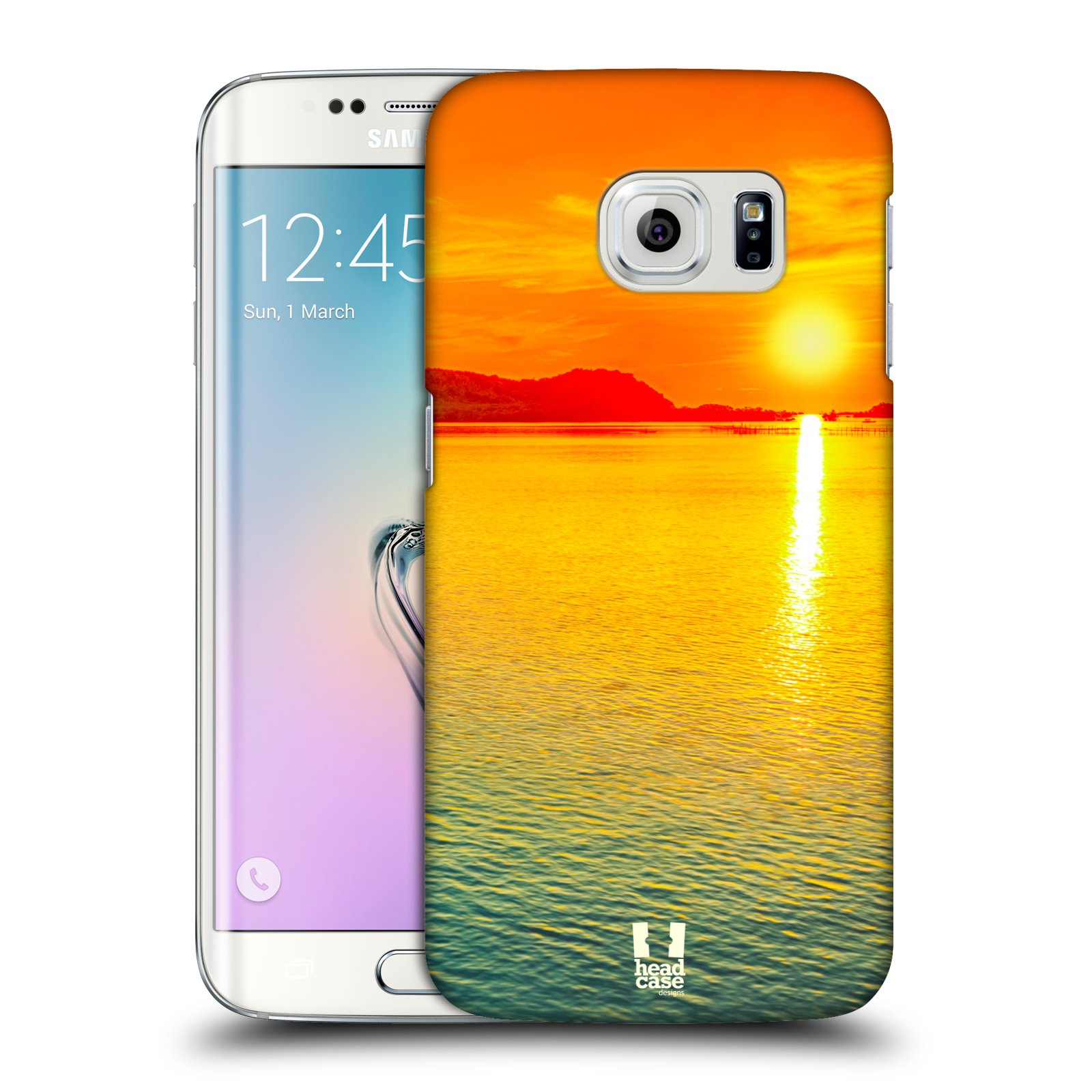 Pouzdro na mobil Samsung Galaxy S6 EDGE - HEAD CASE - Moře a západ slunce