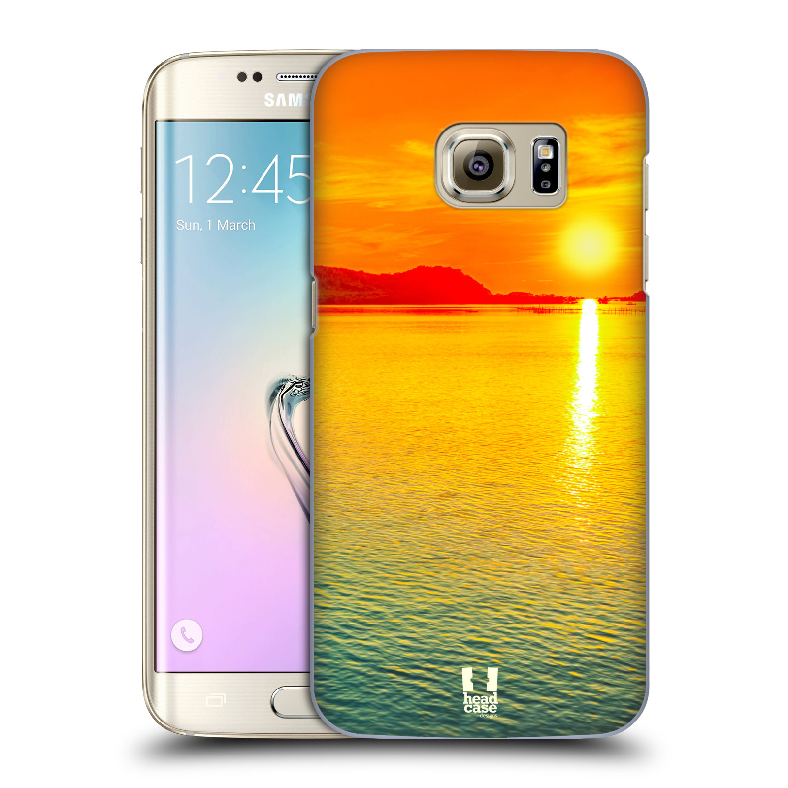 Pouzdro na mobil Samsung Galaxy S7 EDGE - HEAD CASE - Moře a západ slunce
