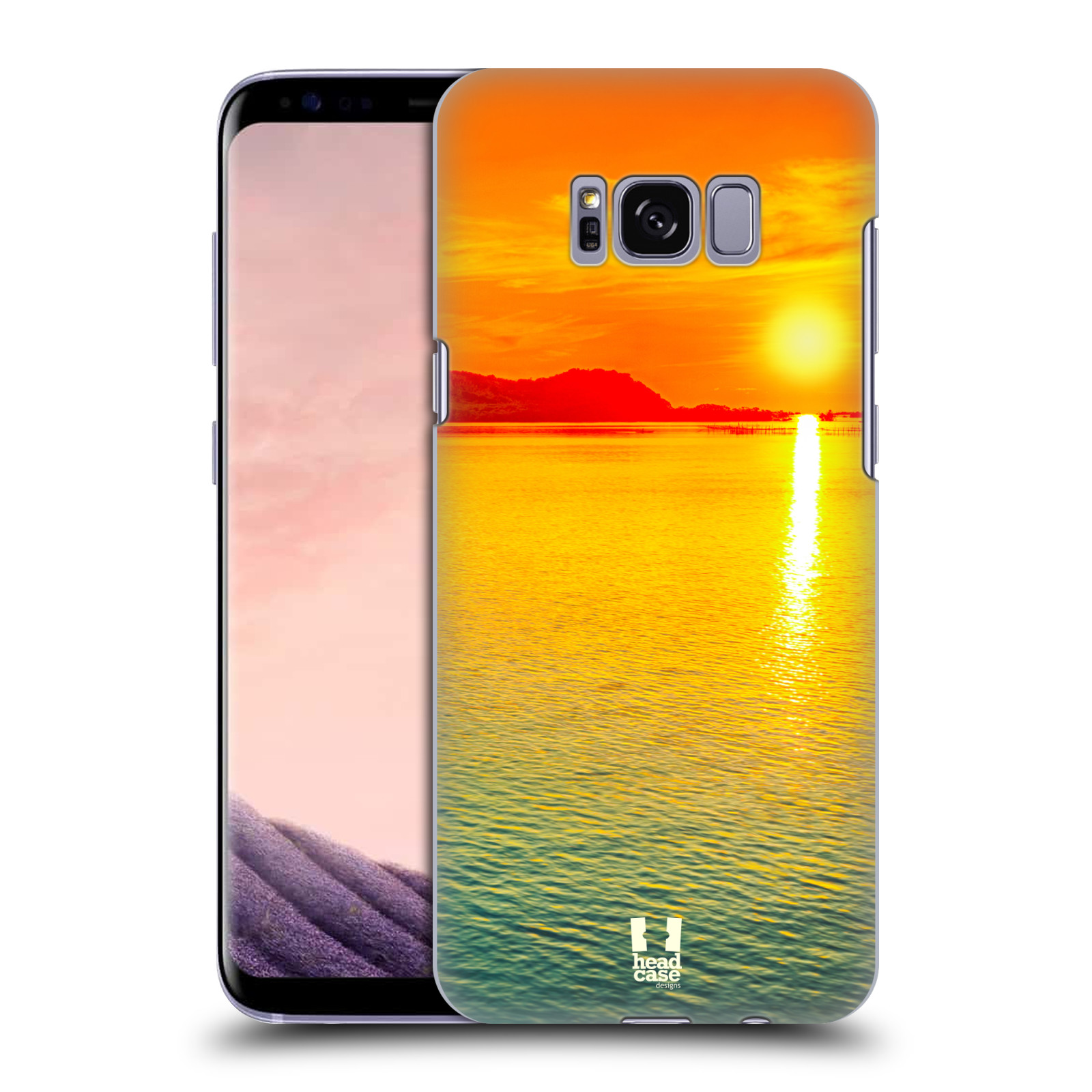 Pouzdro na mobil Samsung Galaxy S8 - HEAD CASE - Moře a západ slunce
