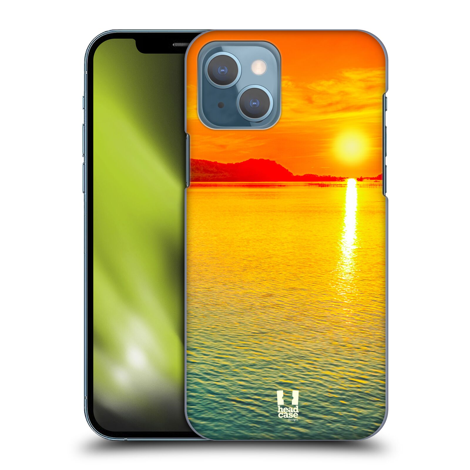 Pouzdro na mobil Apple Iphone 13 - HEAD CASE - Moře a západ slunce