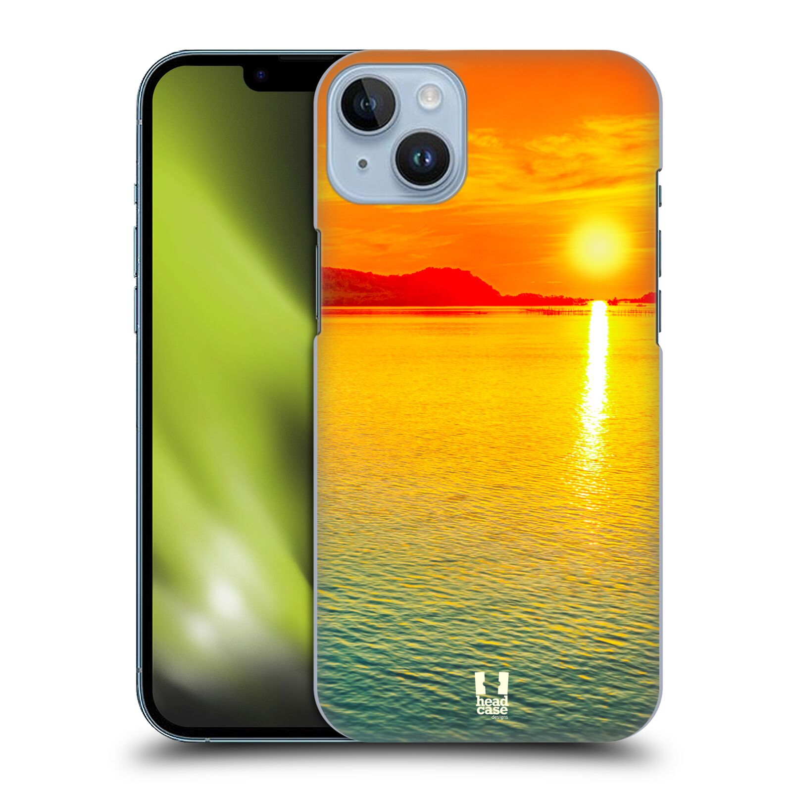 Pouzdro na mobil Apple Iphone 14 PLUS - HEAD CASE - Moře a západ slunce