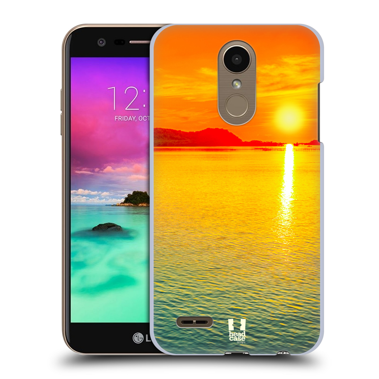 Pouzdro na mobil LG K10 2018 - HEAD CASE - Moře a západ slunce