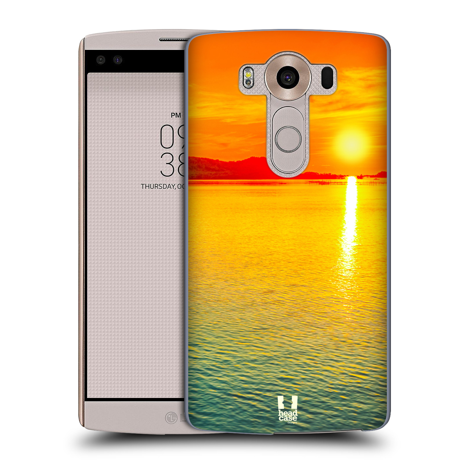 Pouzdro na mobil LG V10 - HEAD CASE - Moře a západ slunce